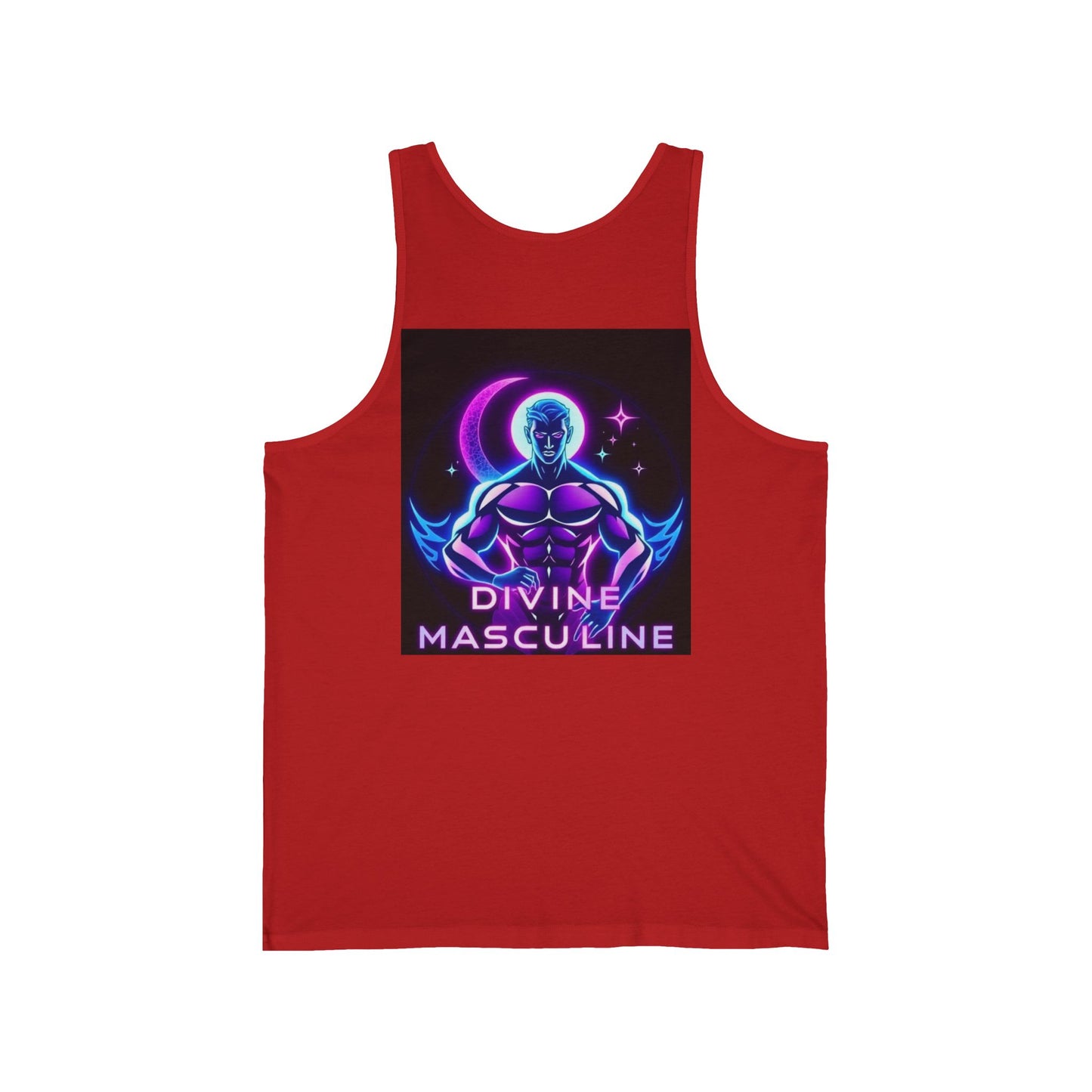 Unisex Jersey Tank Top - FBF & Divine Masculine Designs, Casual Wear, Fitness Apparel, Unisex Summer Tanks, Gift for Him