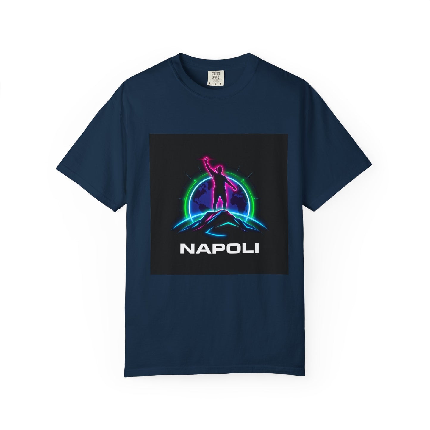 Neon Napoli T-Shirt for Adventurers, Retro Graphic Tee, Perfect for Travelers, Gifts for Him/Her, Cool Streetwear, Casual Outfit