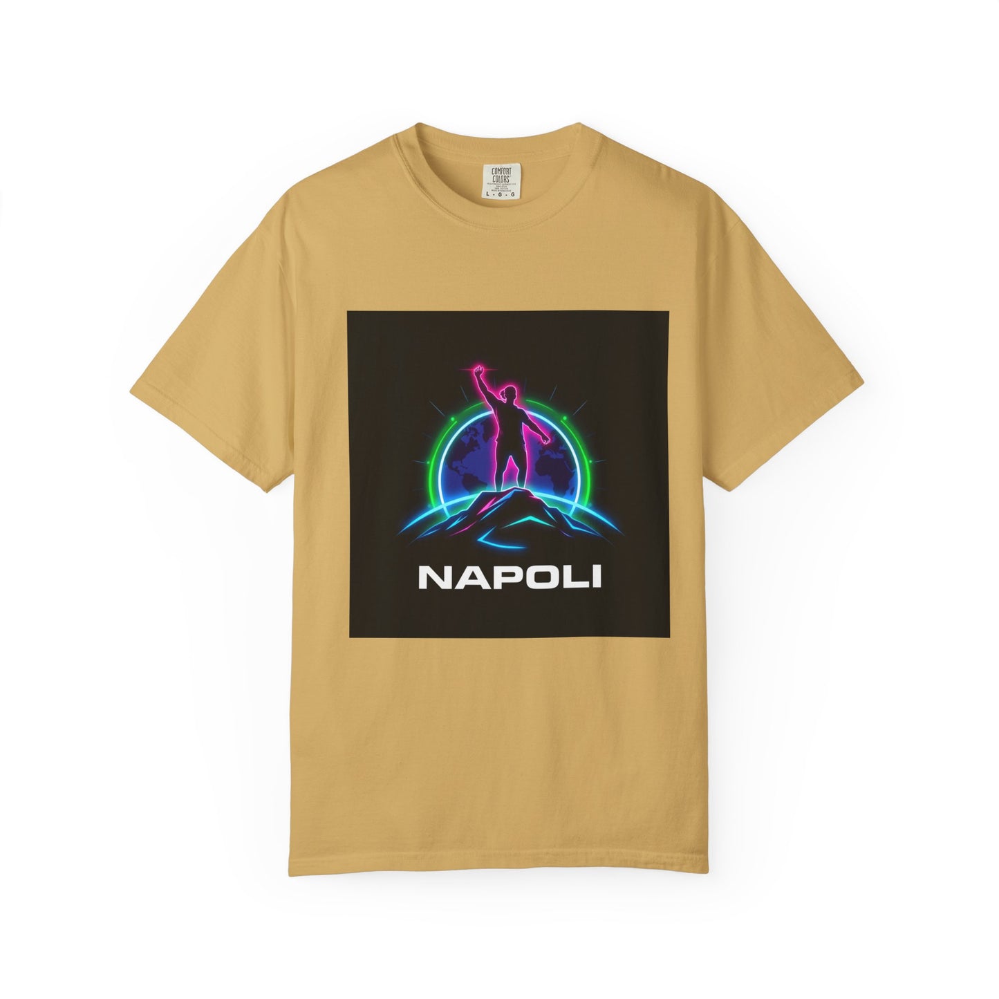 Neon Napoli T-Shirt for Adventurers, Retro Graphic Tee, Perfect for Travelers, Gifts for Him/Her, Cool Streetwear, Casual Outfit