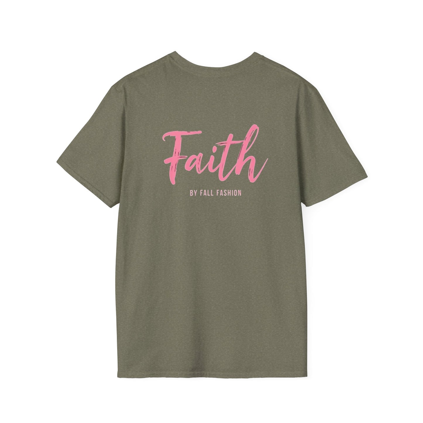 Faith-Inspiring Unisex Softstyle T-Shirt, Everyday Wear, Gift for Her, Christian Apparel, Inspirational Tee, Spiritual Comfort