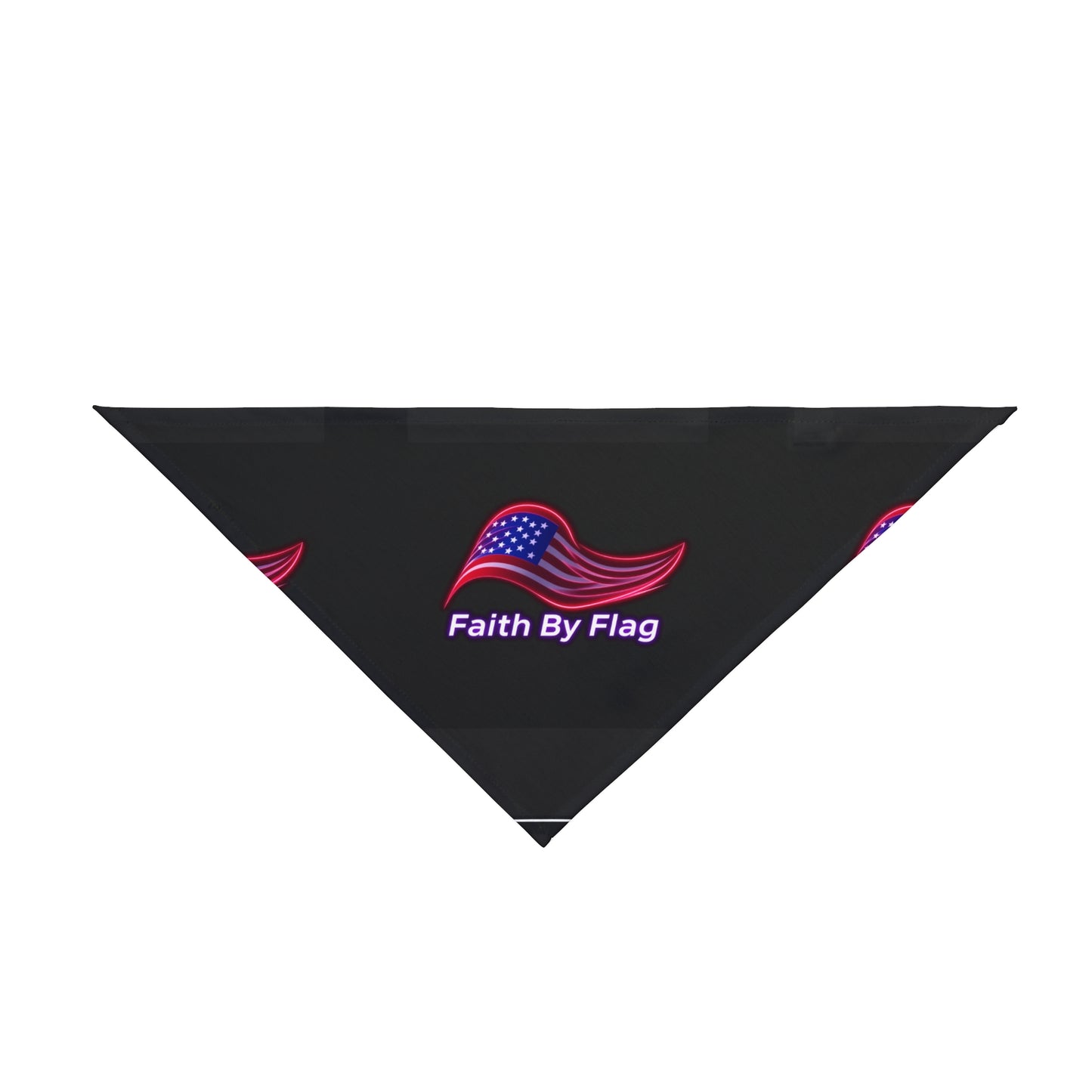 Patriotic Pet Bandana, Dog Accessory for 4th of July, Dog Bandana with American Flag, Pet Gift for Independence Day, Adjustable Pet Scarf