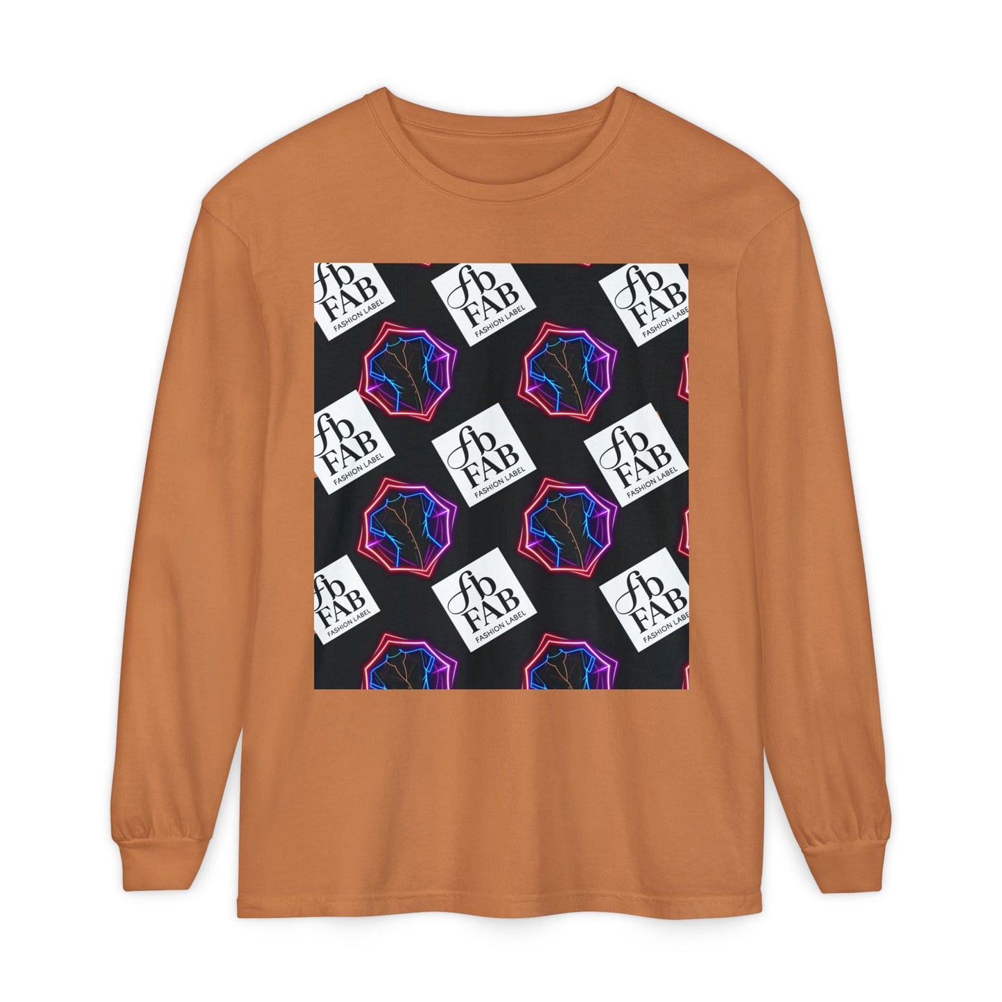 Unisex Garment-dyed Long Sleeve T-Shirt