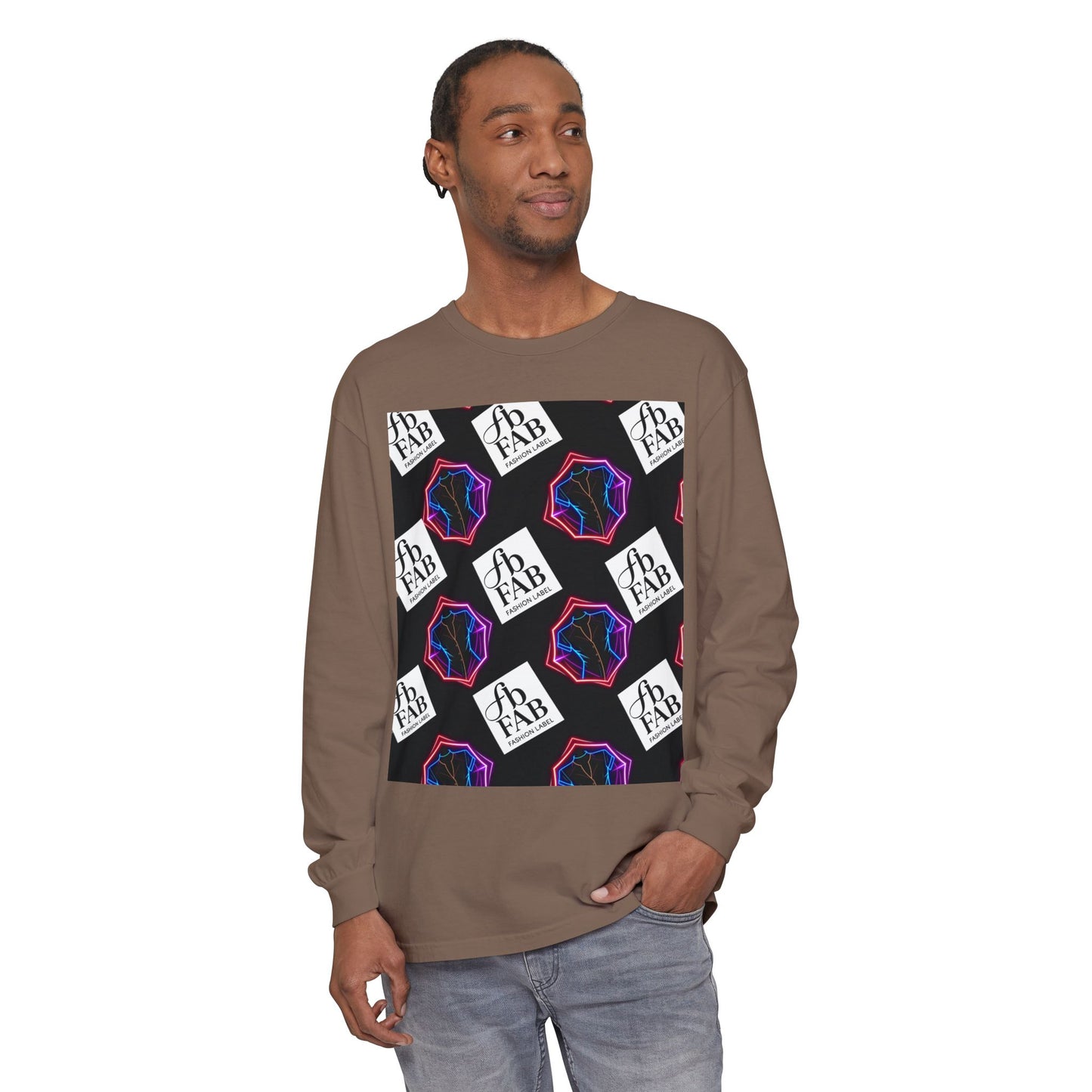 Unisex Garment-dyed Long Sleeve T-Shirt
