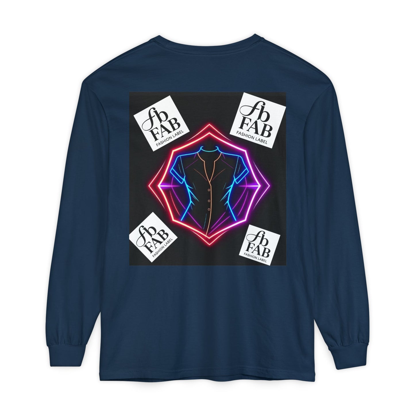 Unisex Garment-dyed Long Sleeve T-Shirt
