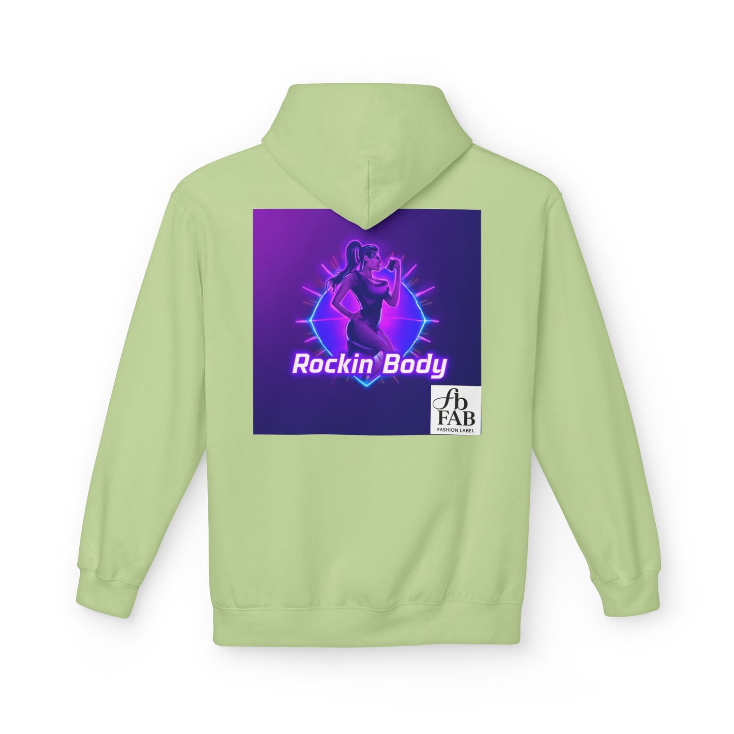 Rock Your Body Fleece Hoodie | Unisex Midweight Hoodie, Cozy Sweatshirt, Unique Gift for Fitness Lovers, Casual Wear, Music Inspired Apparel