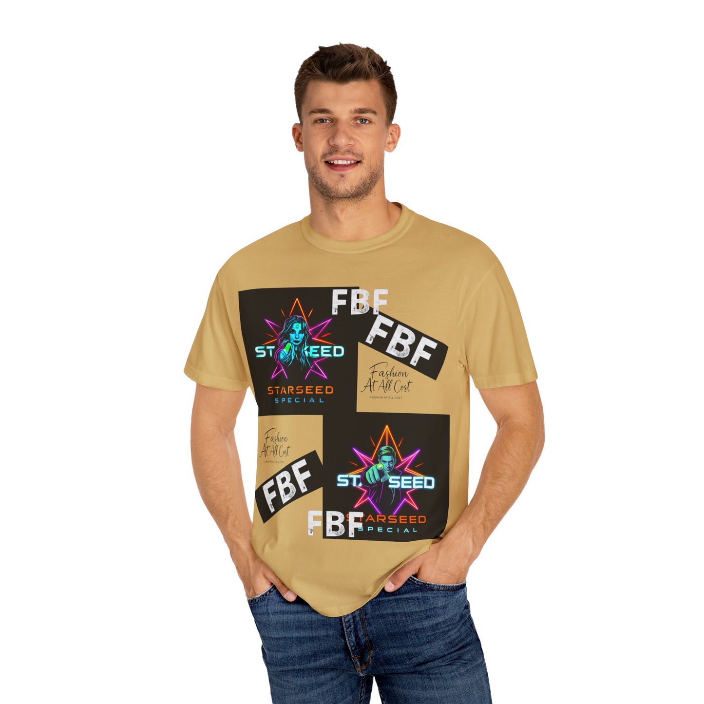 Garment-Dyed T-shirt, Trendy Graphic Tee, Casual Streetwear, Gift for Fashion Lovers, Unisex Style, Everyday Wear