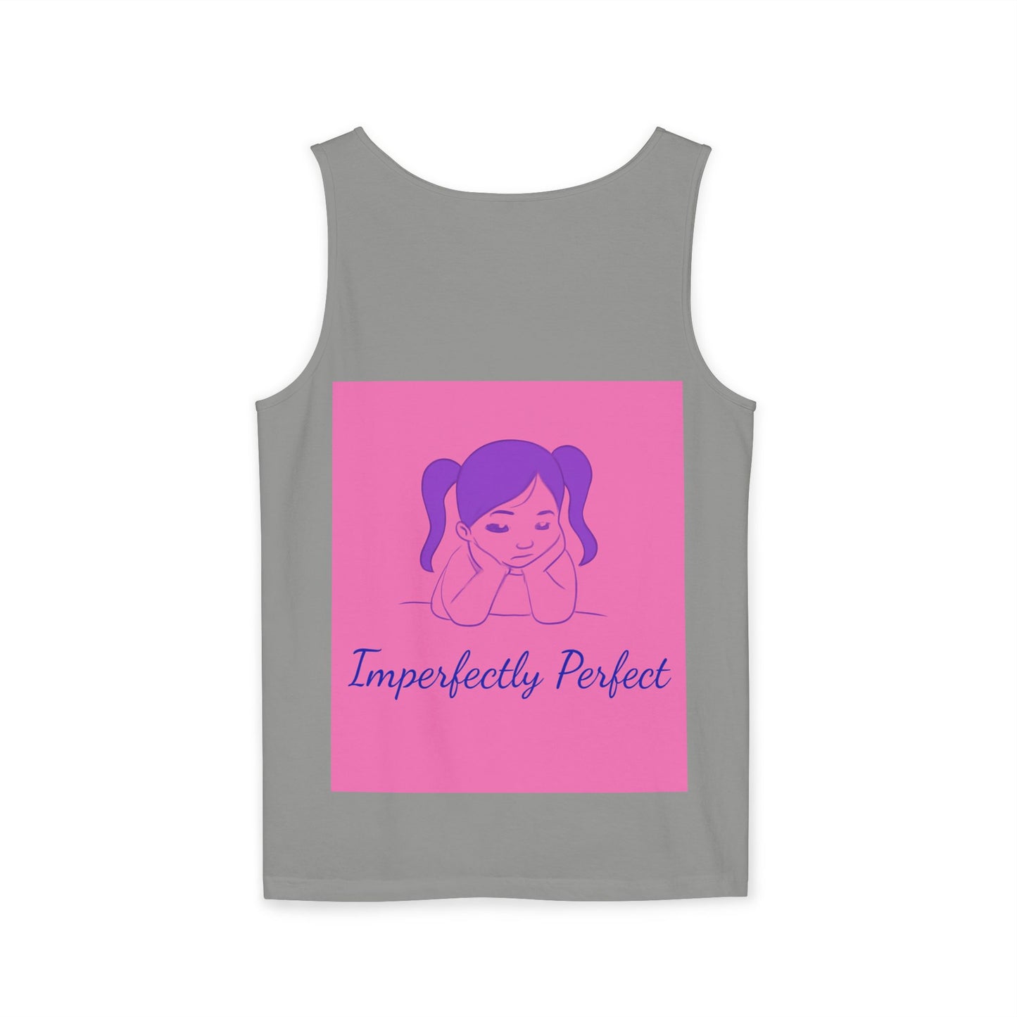 Unisex Graphic Tank Top, Cute Casual Summer Wear, Perfect for Gifts, Self-Love Celebration, Festive & Fun, Daily Comfort