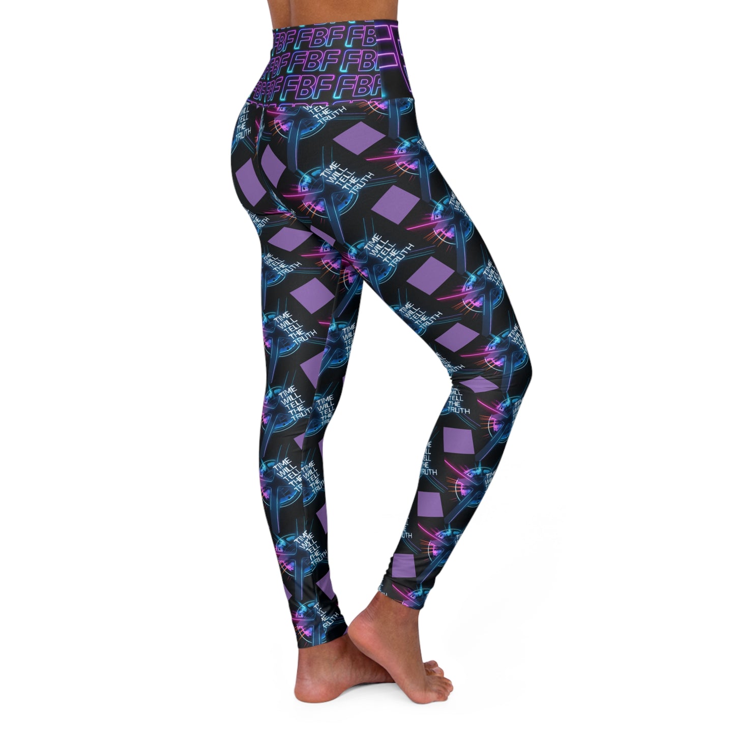 BFF Graphic High Waisted Yoga Leggings