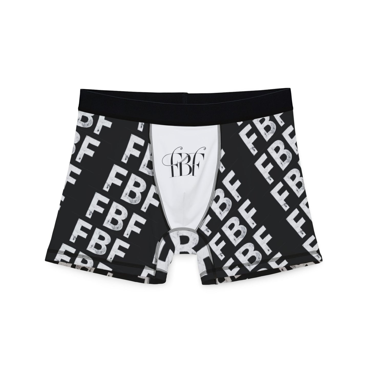 Stylish Men's Boxer Briefs - FBF Design, Trendy Underwear Gift, Comfortable Everyday Wear, Unique Men's Apparel, Fun Boxer Shorts