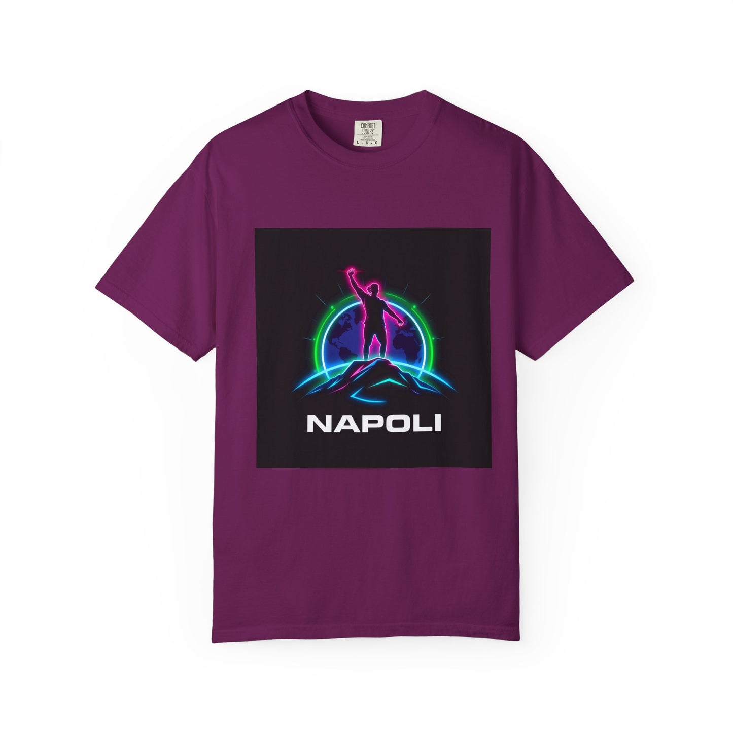 Neon Napoli T-Shirt for Adventurers, Retro Graphic Tee, Perfect for Travelers, Gifts for Him/Her, Cool Streetwear, Casual Outfit