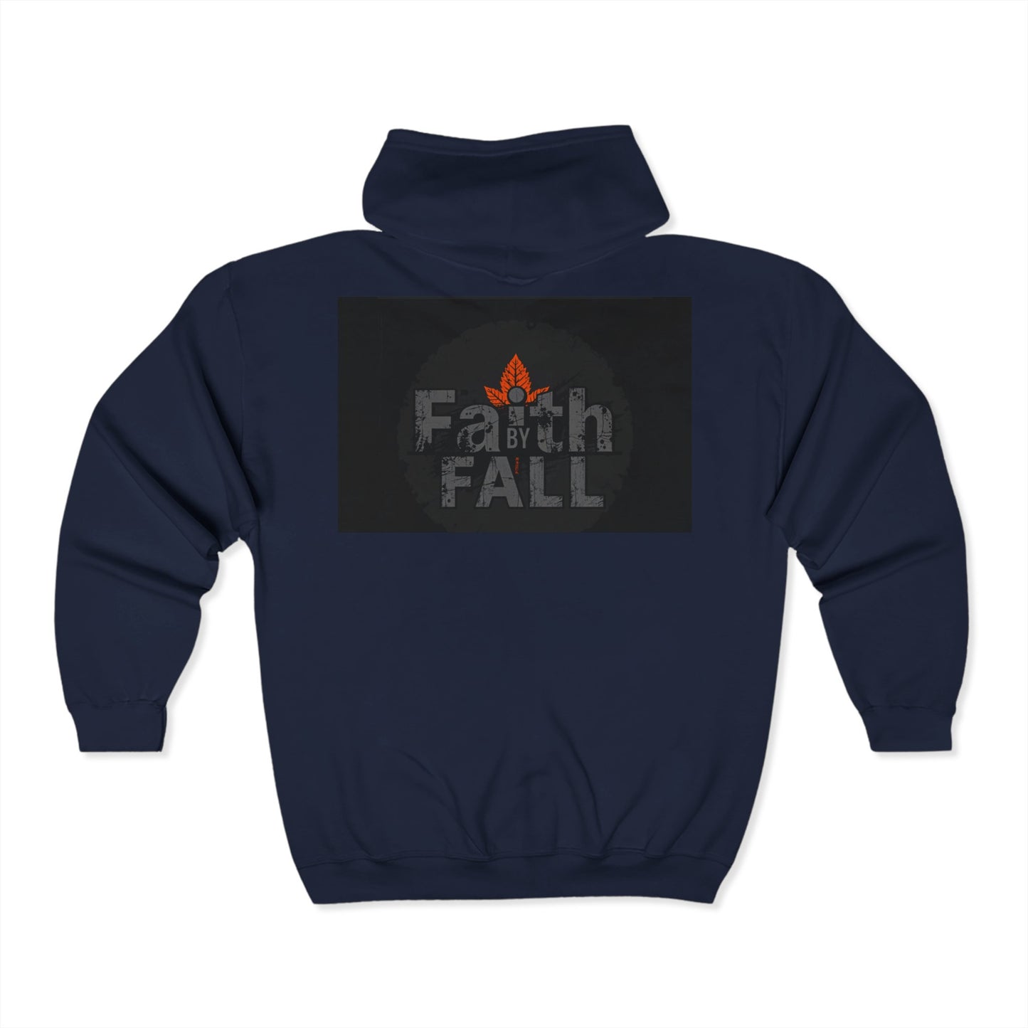 Faith Fall Hoodie, Unisex Zip Sweatshirt, Cozy Fall Apparel, Faith-Inspired Gift, Autumn Fashion, Comfortable Everyday Wear