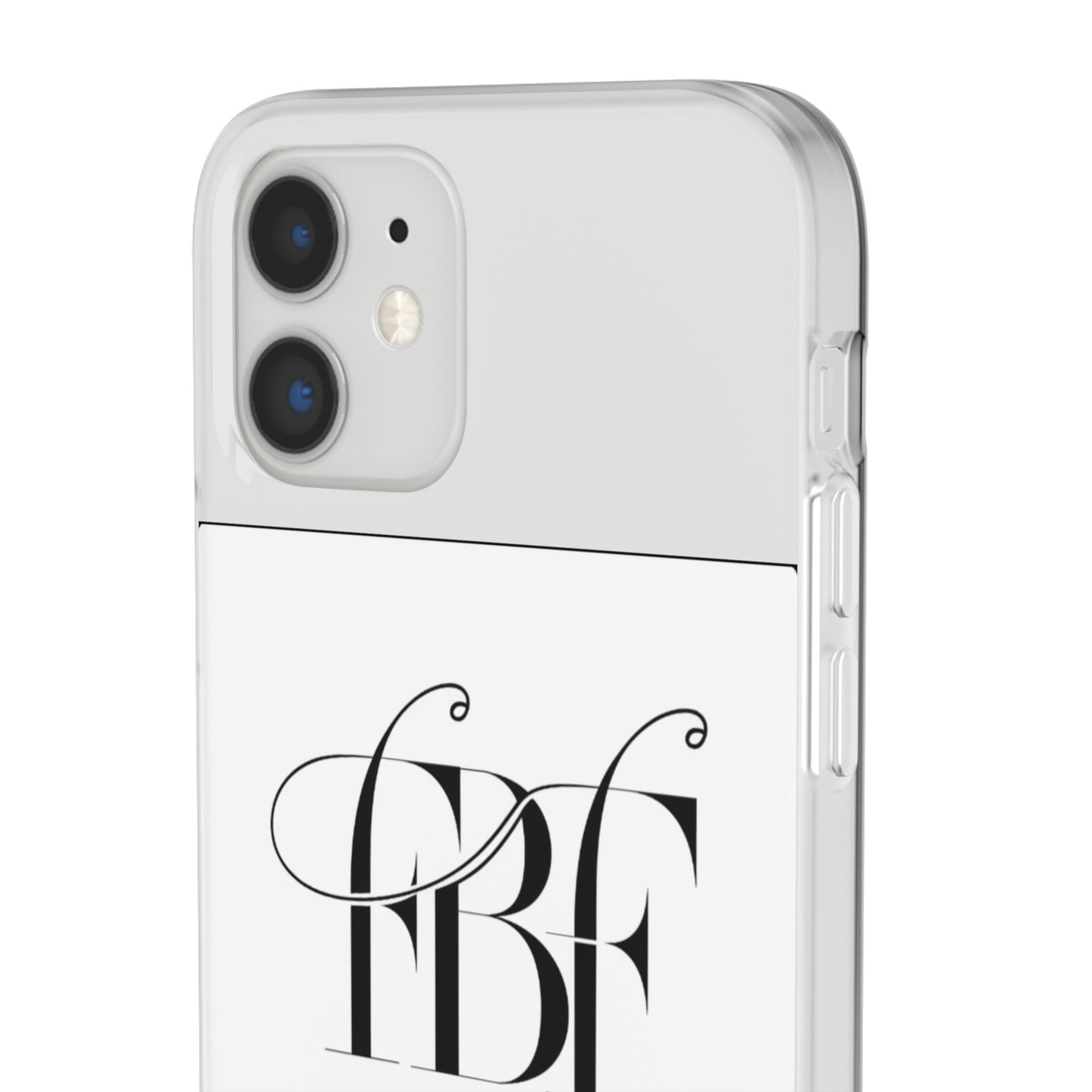 Chic Flexi Phone Case with Fashion Label Design