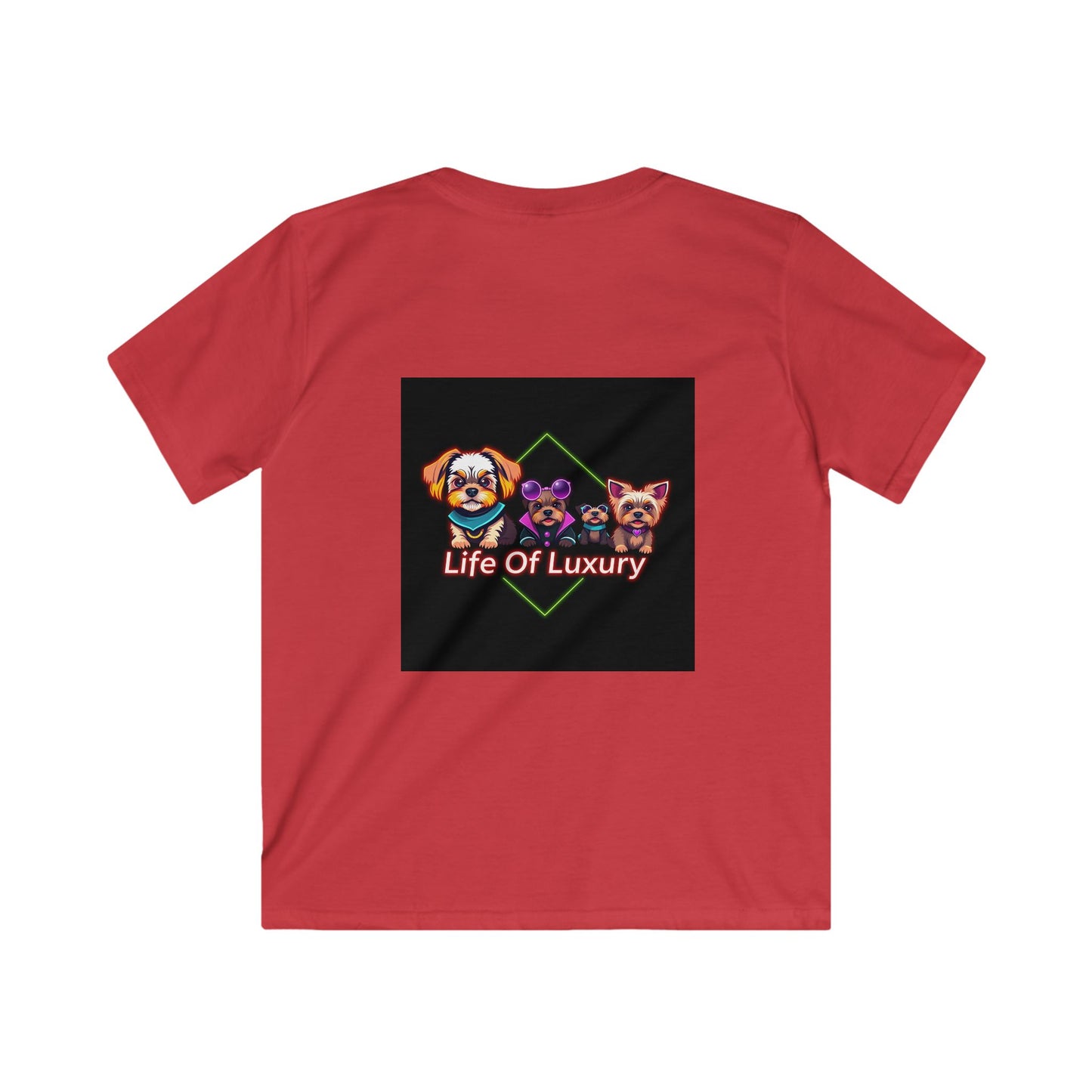 Kids Luxury Life Tee, Fun Tee for Children, Luxury Pet Design Tee, Gift for Pet Lovers, Cute Kids Clothing