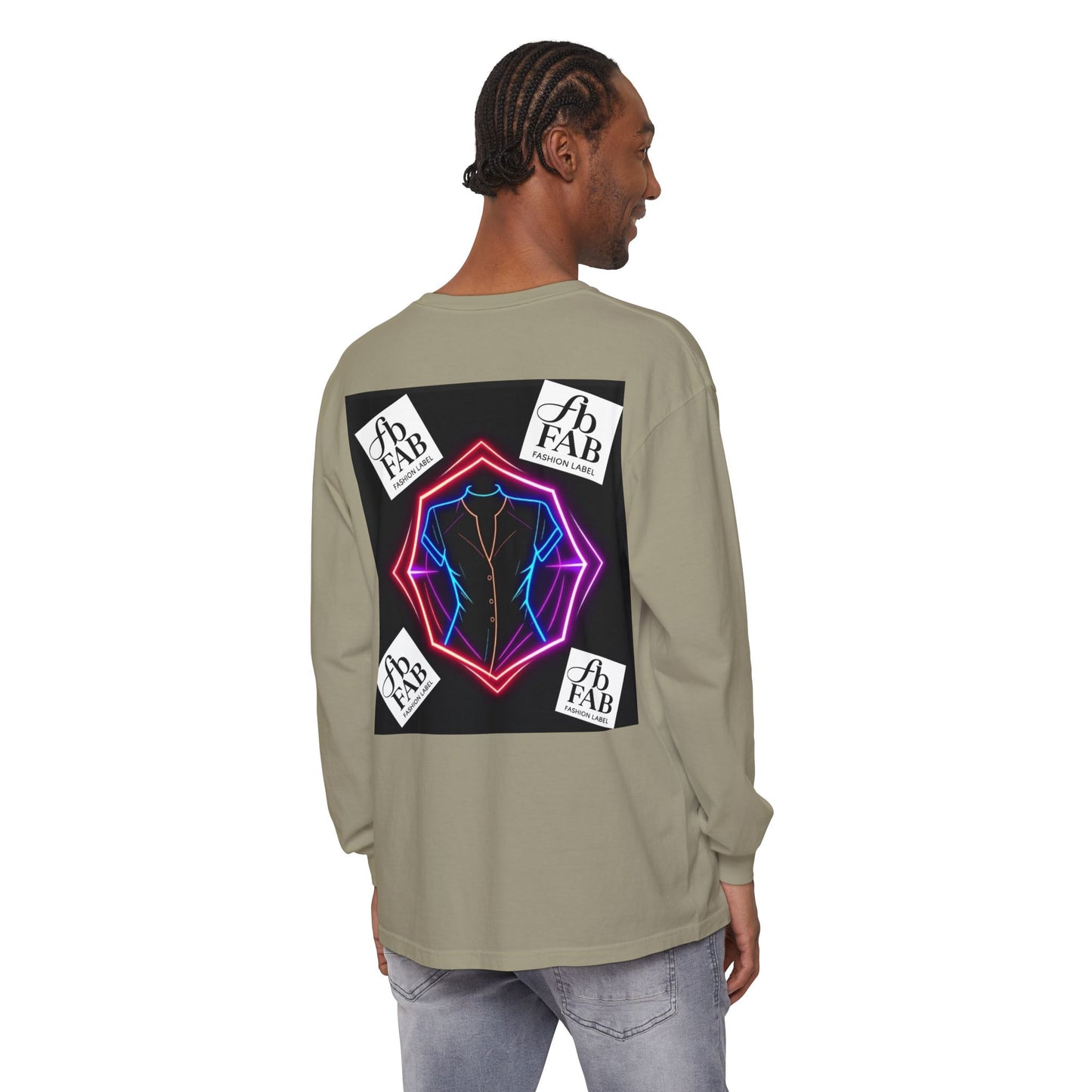 Unisex Garment-dyed Long Sleeve T-Shirt