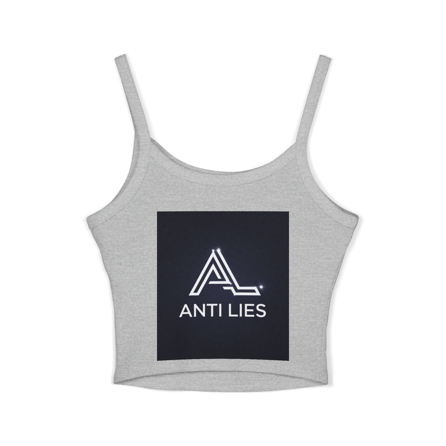 Empowering Women’s Spaghetti Strap Tank Top - 'Enough With The Lies' & 'Anti Lies' Designs
