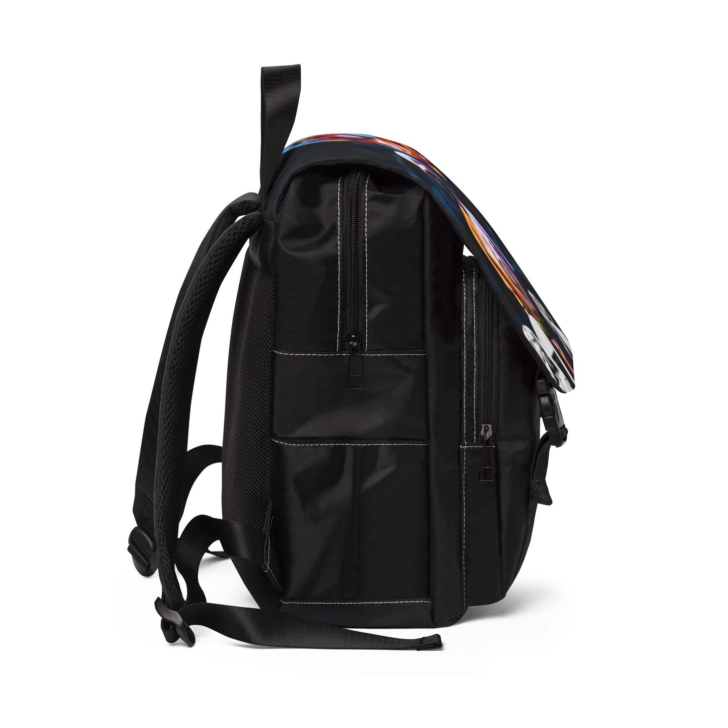 Artistic Unisex Casual Shoulder Backpack - Perfect for Travel, School, Everyday Use, Trendy Gift Idea, Unique Design