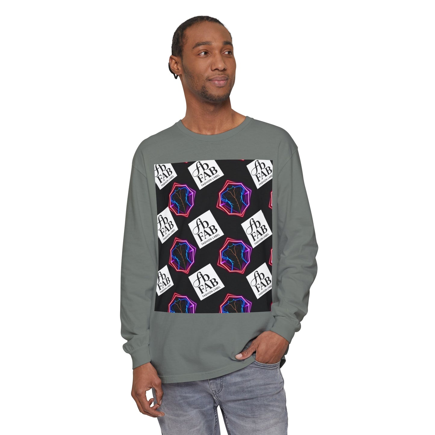 Unisex Garment-dyed Long Sleeve T-Shirt
