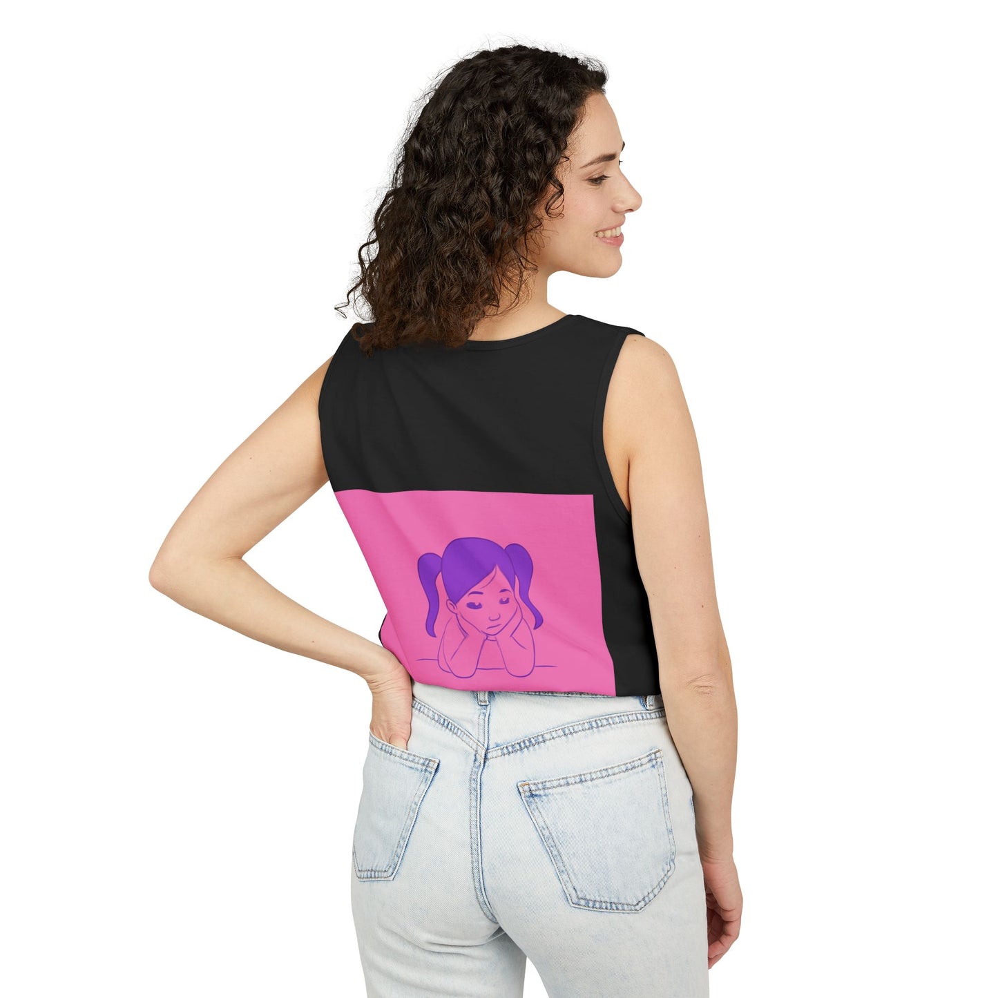 Unisex Graphic Tank Top, Cute Casual Summer Wear, Perfect for Gifts, Self-Love Celebration, Festive & Fun, Daily Comfort
