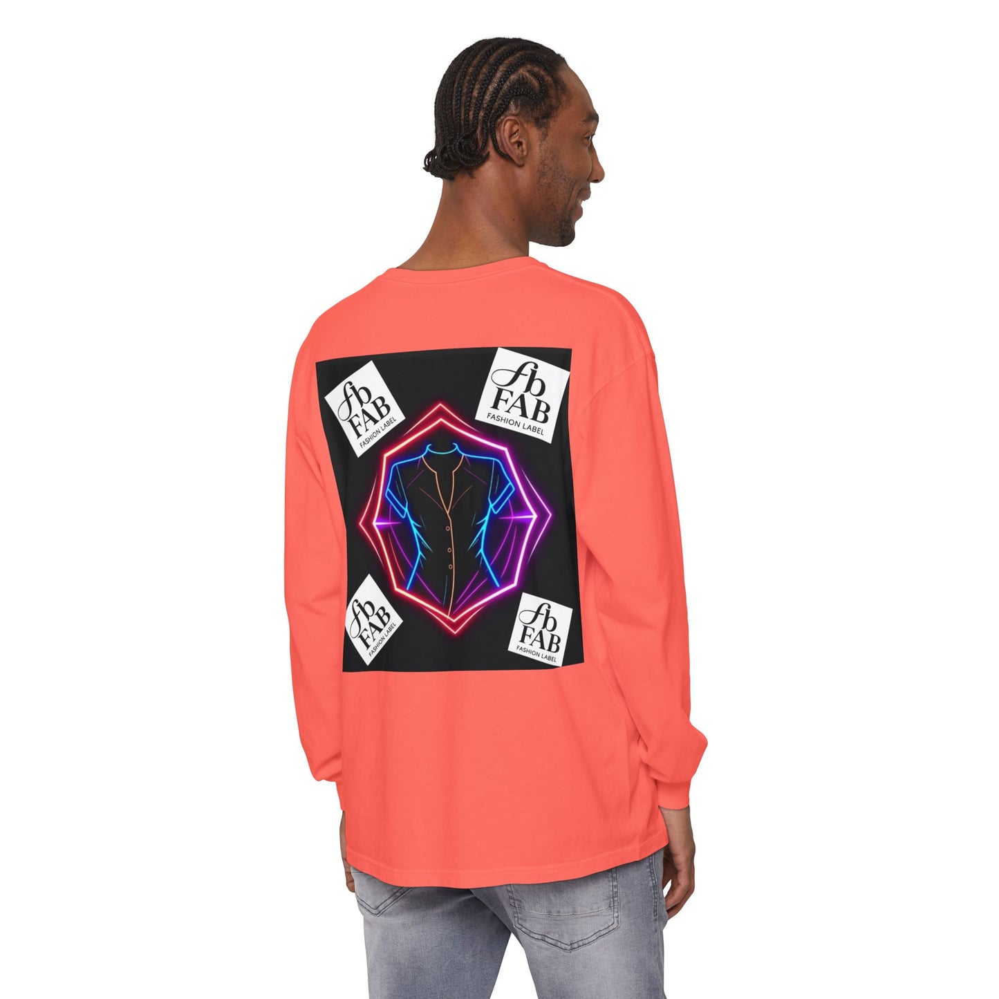 Unisex Garment-dyed Long Sleeve T-Shirt
