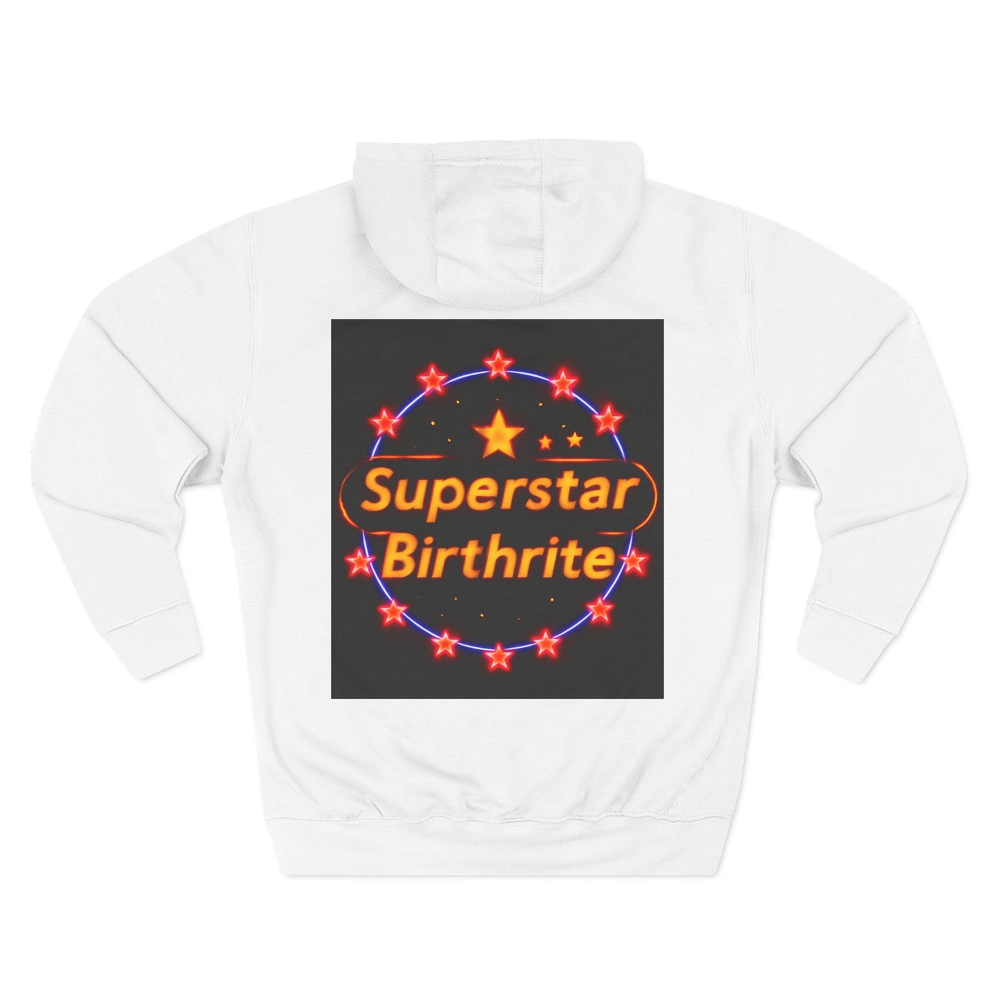Fleece Hoodie with 11:11 & Superstar Birthrite Design, Cozy Sweatshirt for Spirituality, Affirmations, Astrology Gifts, Unisex Hoodie