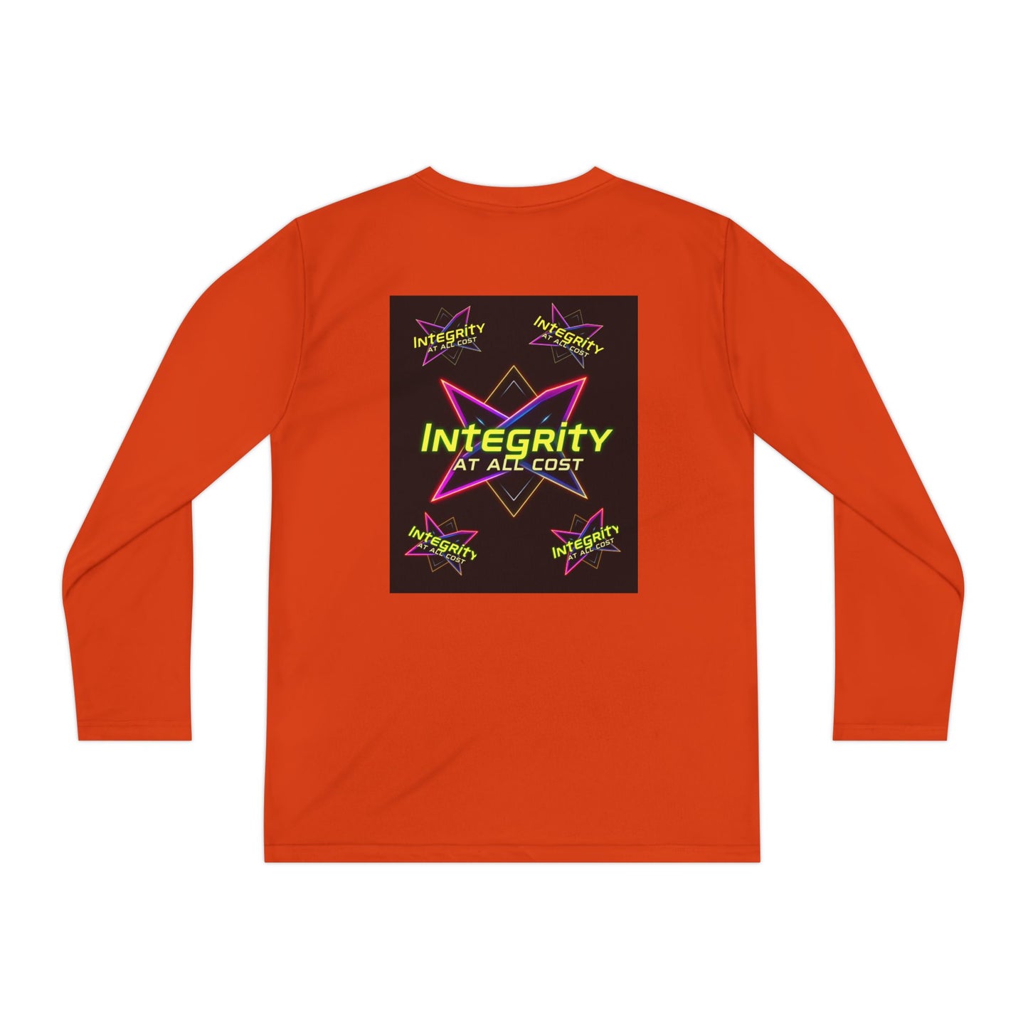 Integrity Youth Long Sleeve Tee, Cool Graphic Shirt, Motivational Apparel, Perfect for Sports, Birthday Gift