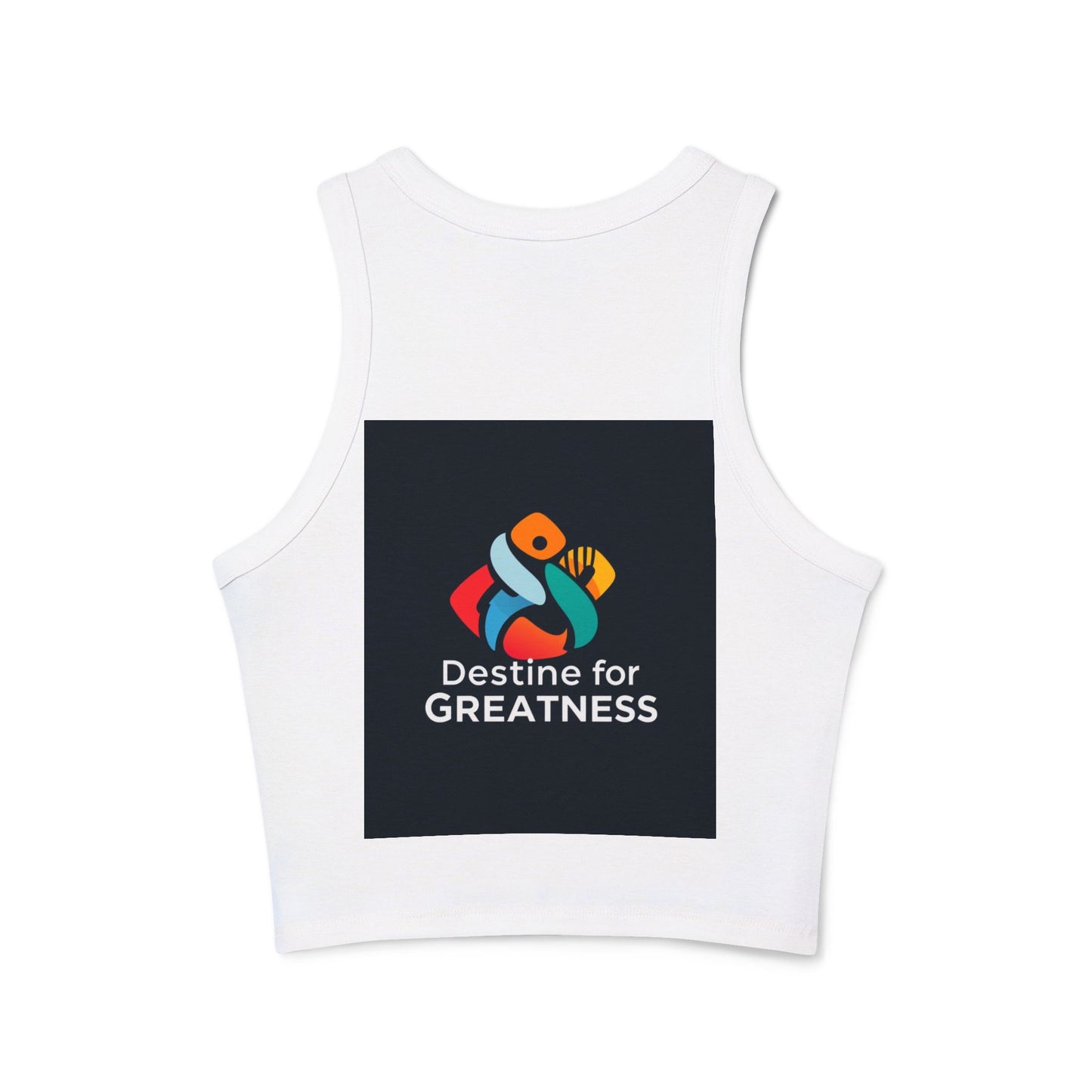 Empowering Racer Tank Top, Motivational Workout Top, Women's Exercise Wear, Fitness Apparel, Gift for Her, Summer Essentials