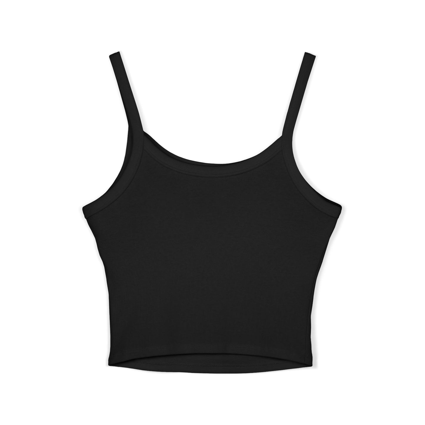 Chic Spaghetti Strap Tank Top - Fashion Label Graphic