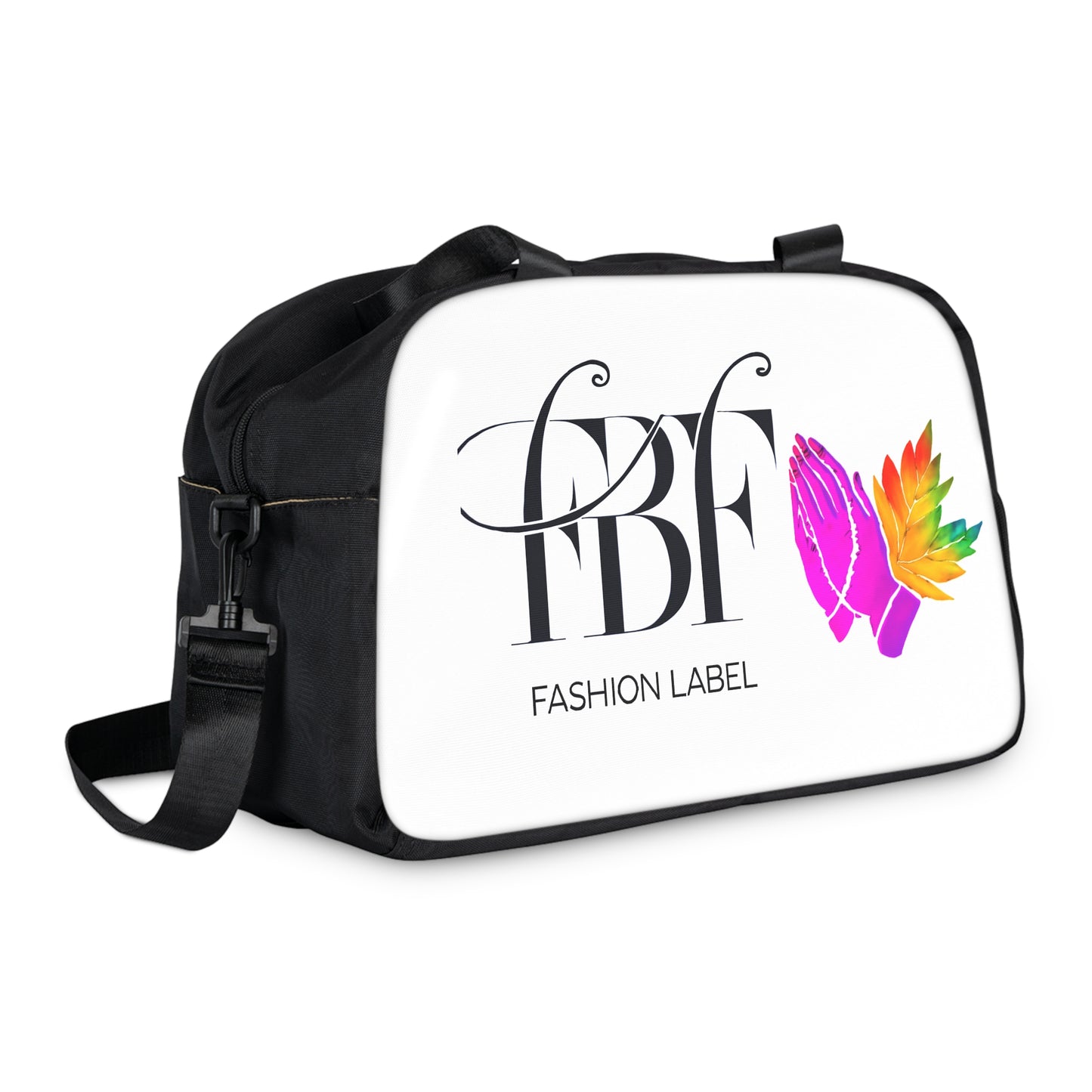 Fitness Handbag with Inspirational Design | Yoga Bag, Sport Tote, Gym Bag, Motivational Workout Bag, Travel Handbag