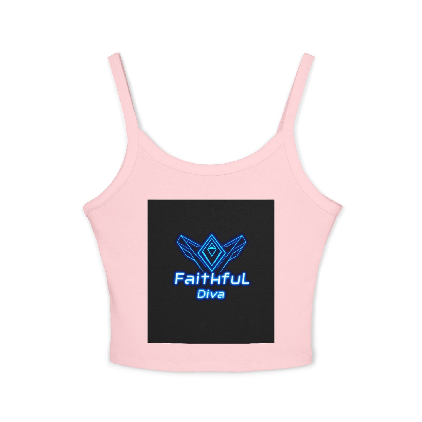 Neon Vibes Spaghetti Strap Tank Top, Stylish Crop Top, Summer Wear, Festival Fashion, Music Concert Top, Gifts for Her