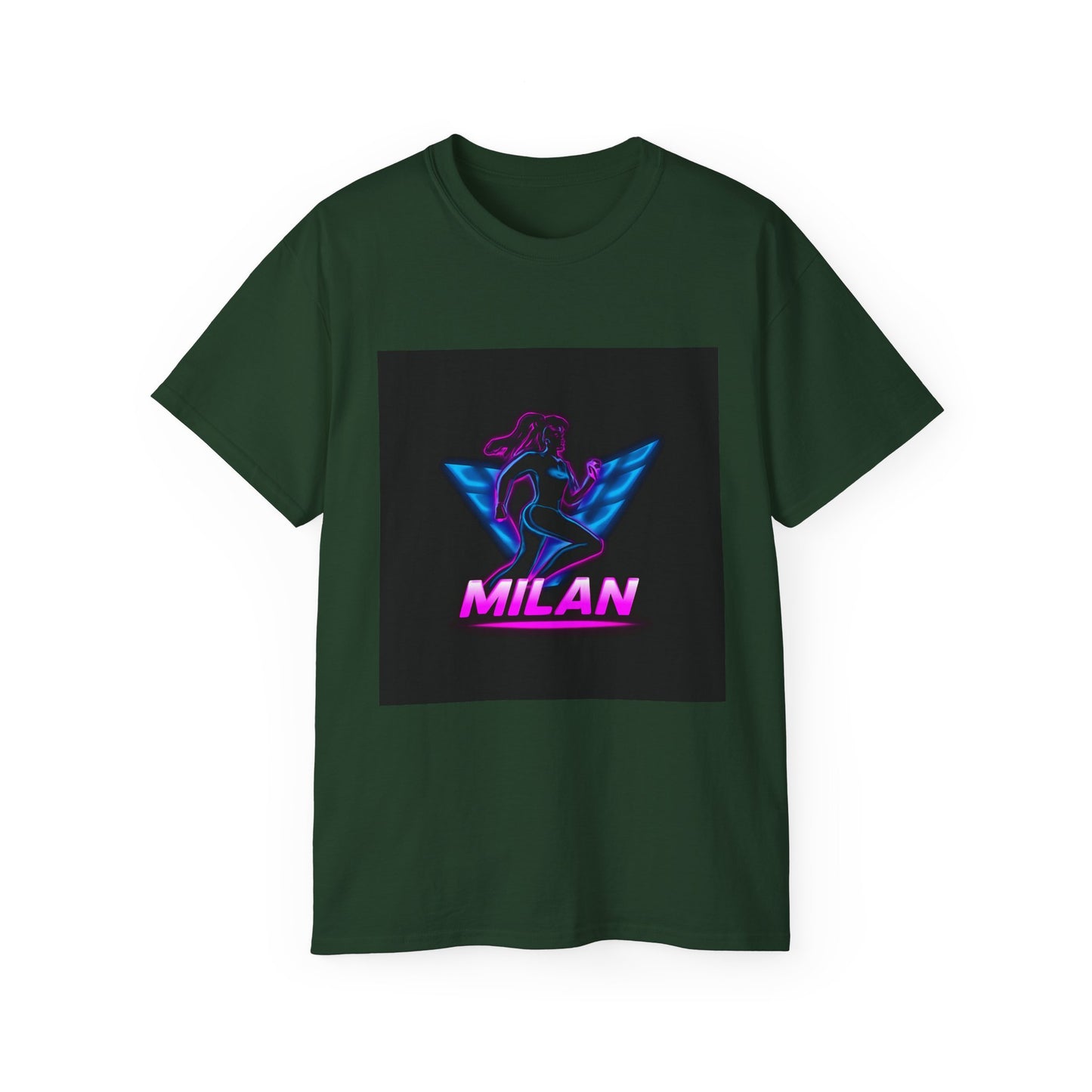 Milan Graphic Tee, Unisex Ultra Cotton T-Shirt, Retro Sportswear, Casual Streetwear, Birthday Gift, Unique Fashion Statement