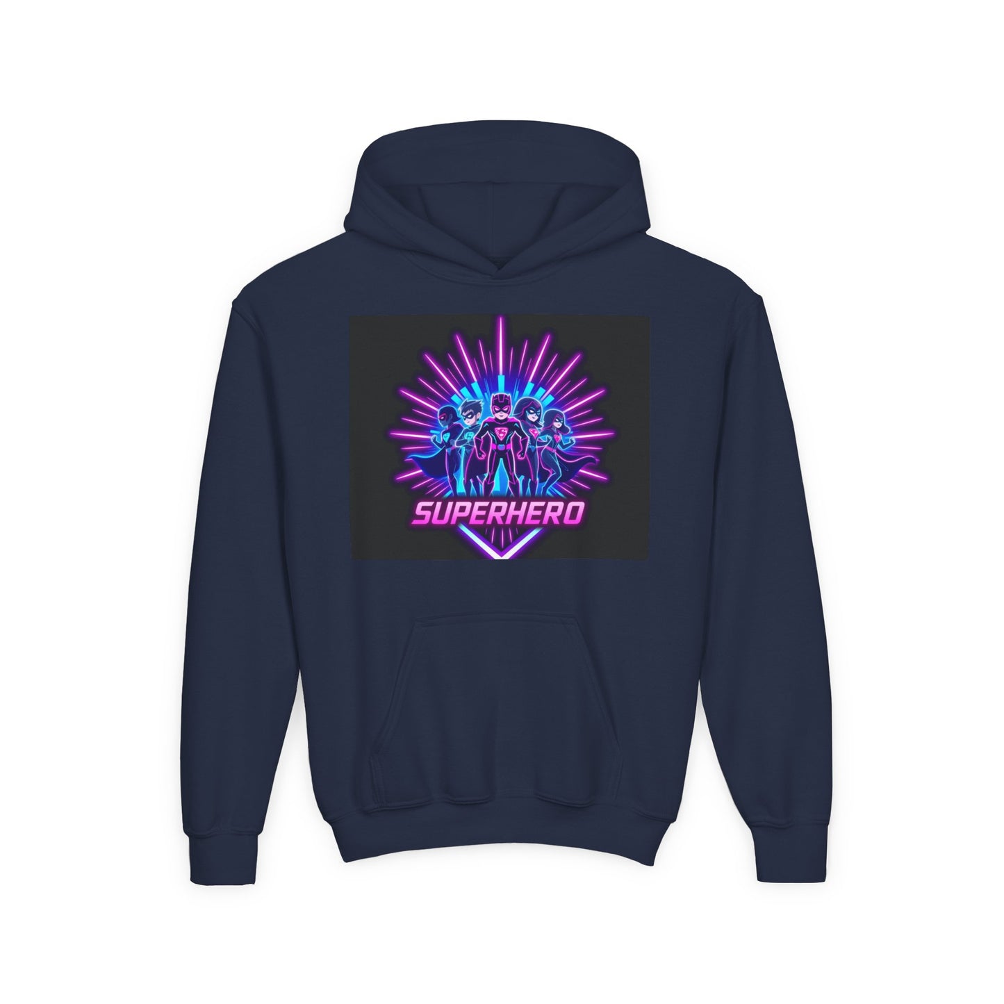 Youth Superhero Sweatshirt for Kids, Fun Hoodie for Playdates, Gift for Birthdays, Cool Sweatshirt for Young Heroes, Perfect for Casual Wear