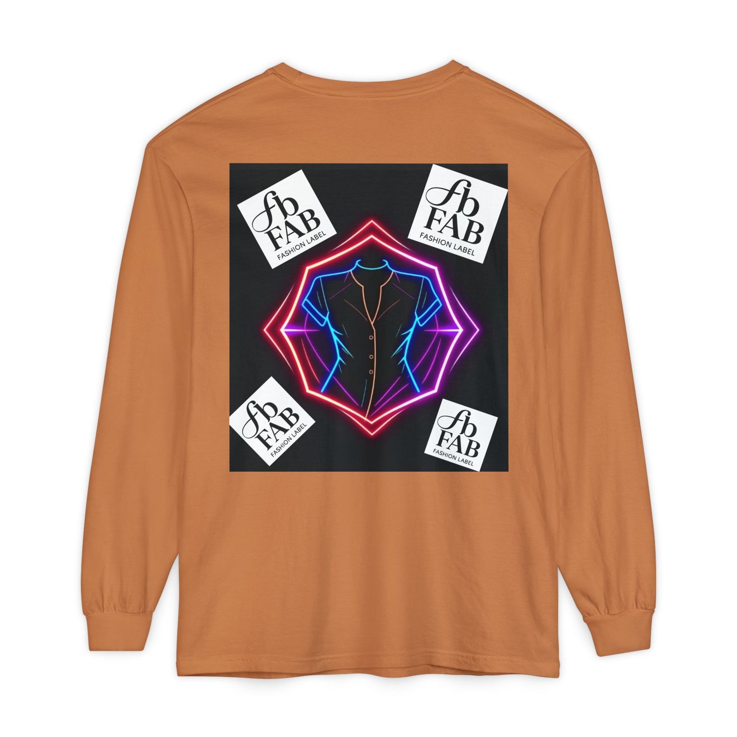 Unisex Garment-dyed Long Sleeve T-Shirt