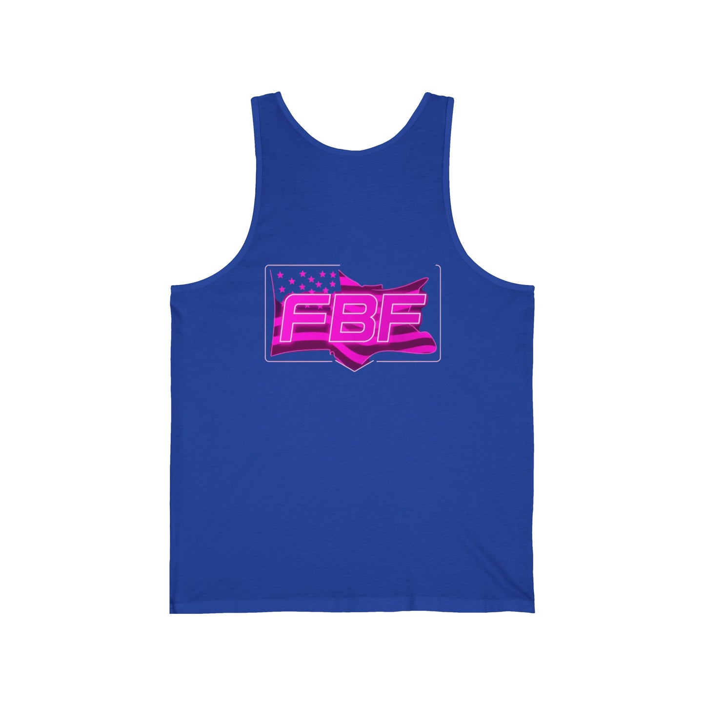 Patriotic Kiss Unisex Jersey Tank, Summer Top, Pride Apparel, Festival Wear, Casual Outfit, Gift for Her