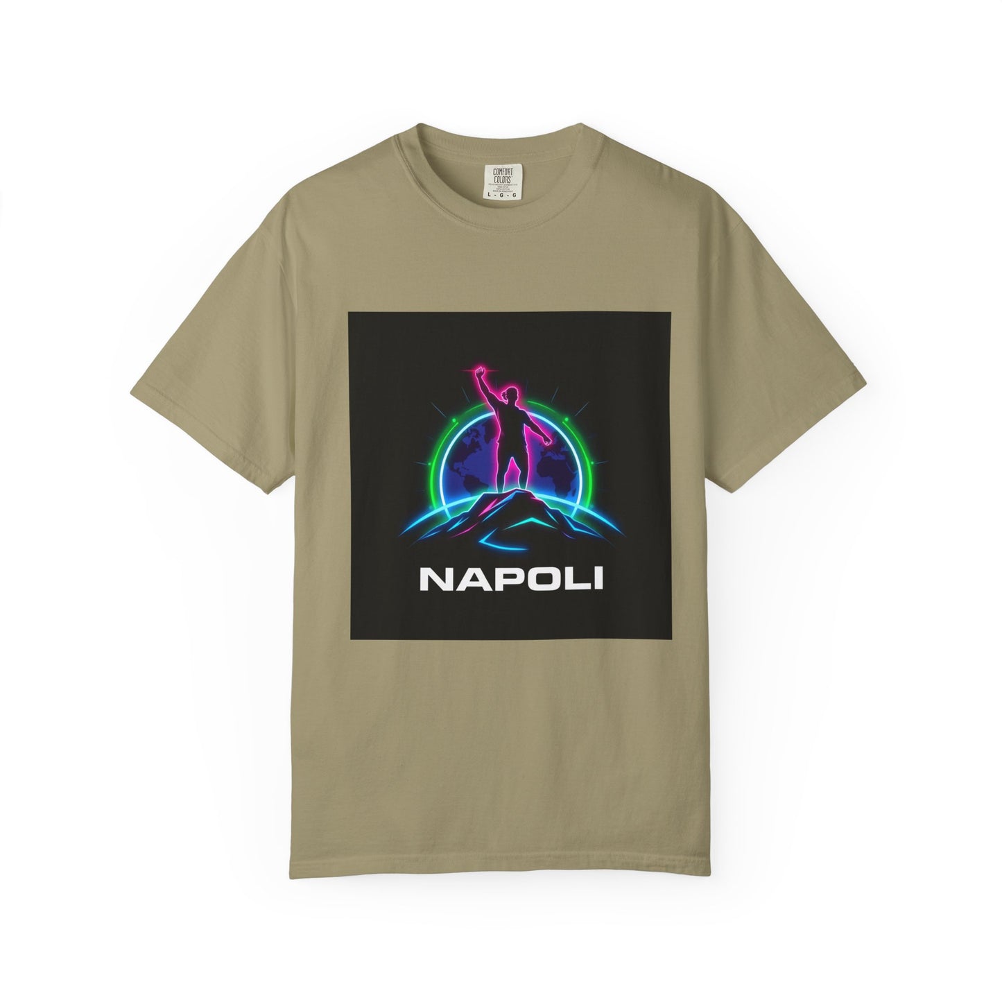 Neon Napoli T-Shirt for Adventurers, Retro Graphic Tee, Perfect for Travelers, Gifts for Him/Her, Cool Streetwear, Casual Outfit