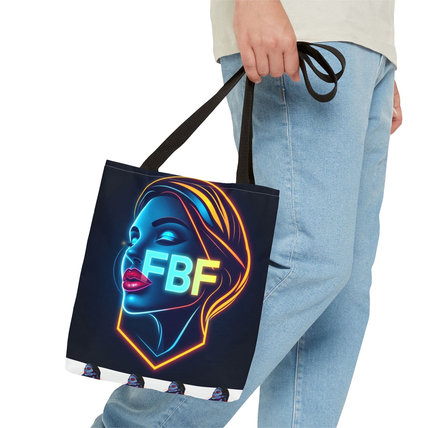 Faith By Flag Tote Bag | PAOP Design | Stylish Carryall for Everyday Use