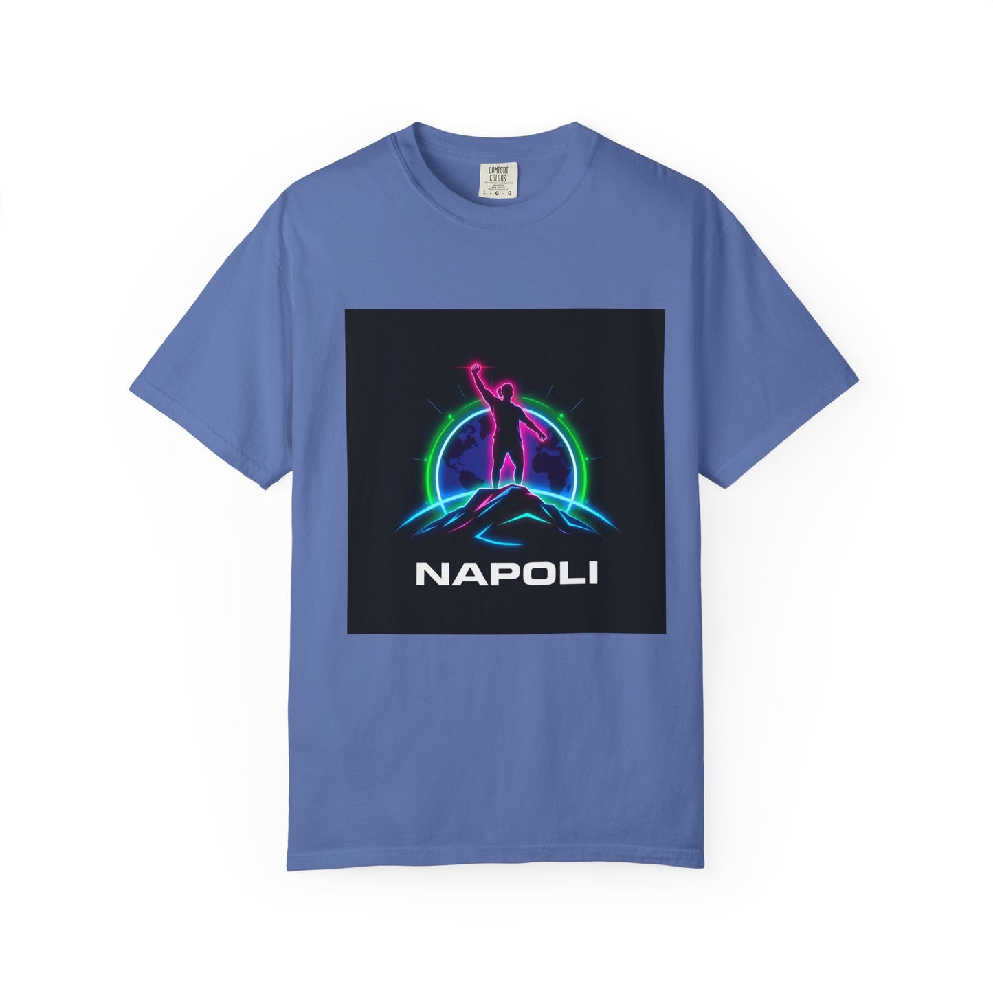 Neon Napoli T-Shirt for Adventurers, Retro Graphic Tee, Perfect for Travelers, Gifts for Him/Her, Cool Streetwear, Casual Outfit