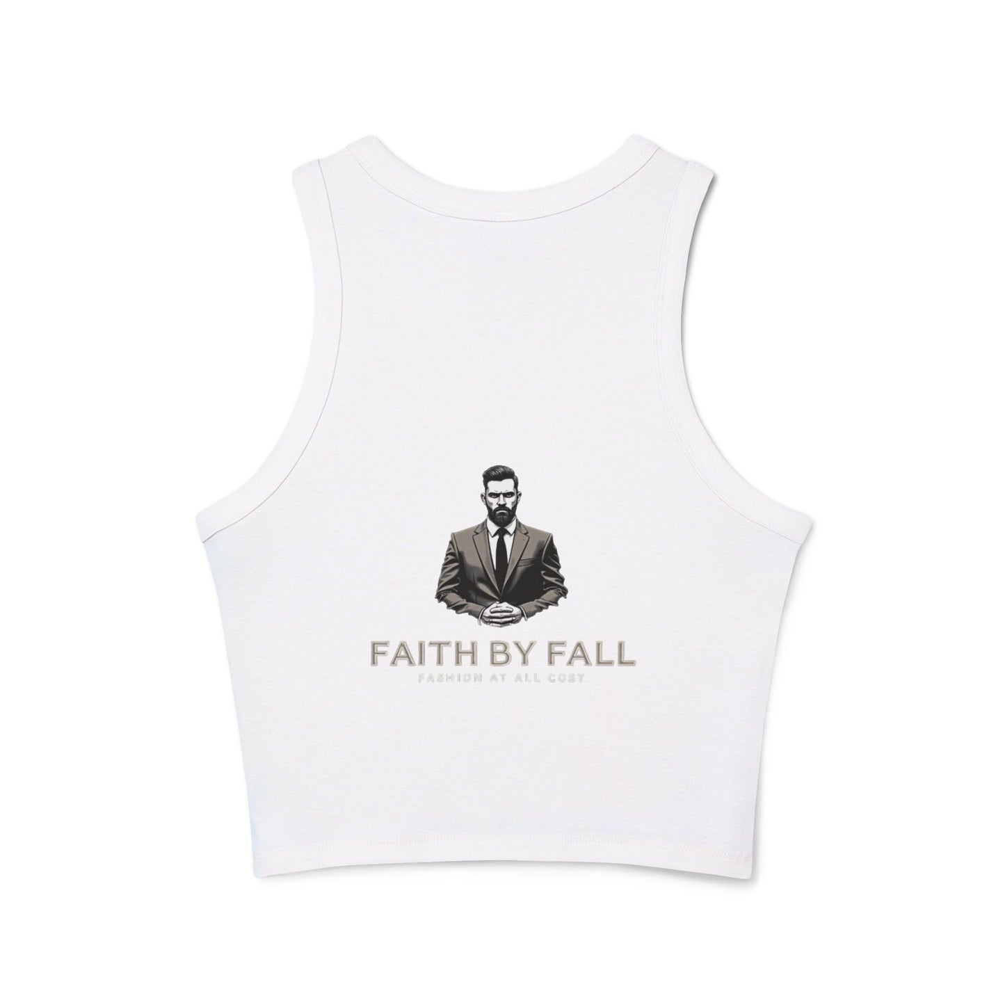Faith & Fall Women’s Racer Tank Top | Motivational Top, Fall Fashion, Casual Wear, Unique Gift for Women, Inspirational Apparel