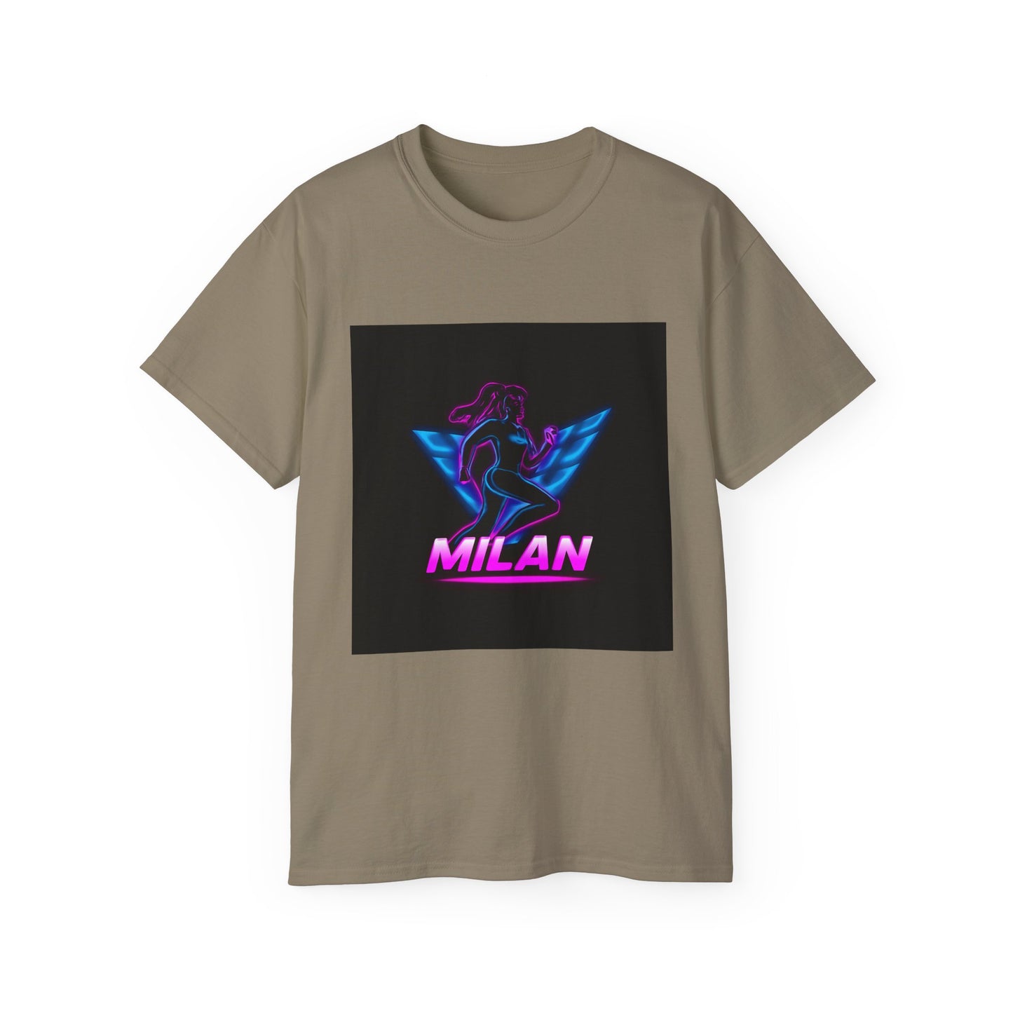 Milan Graphic Tee, Unisex Ultra Cotton T-Shirt, Retro Sportswear, Casual Streetwear, Birthday Gift, Unique Fashion Statement