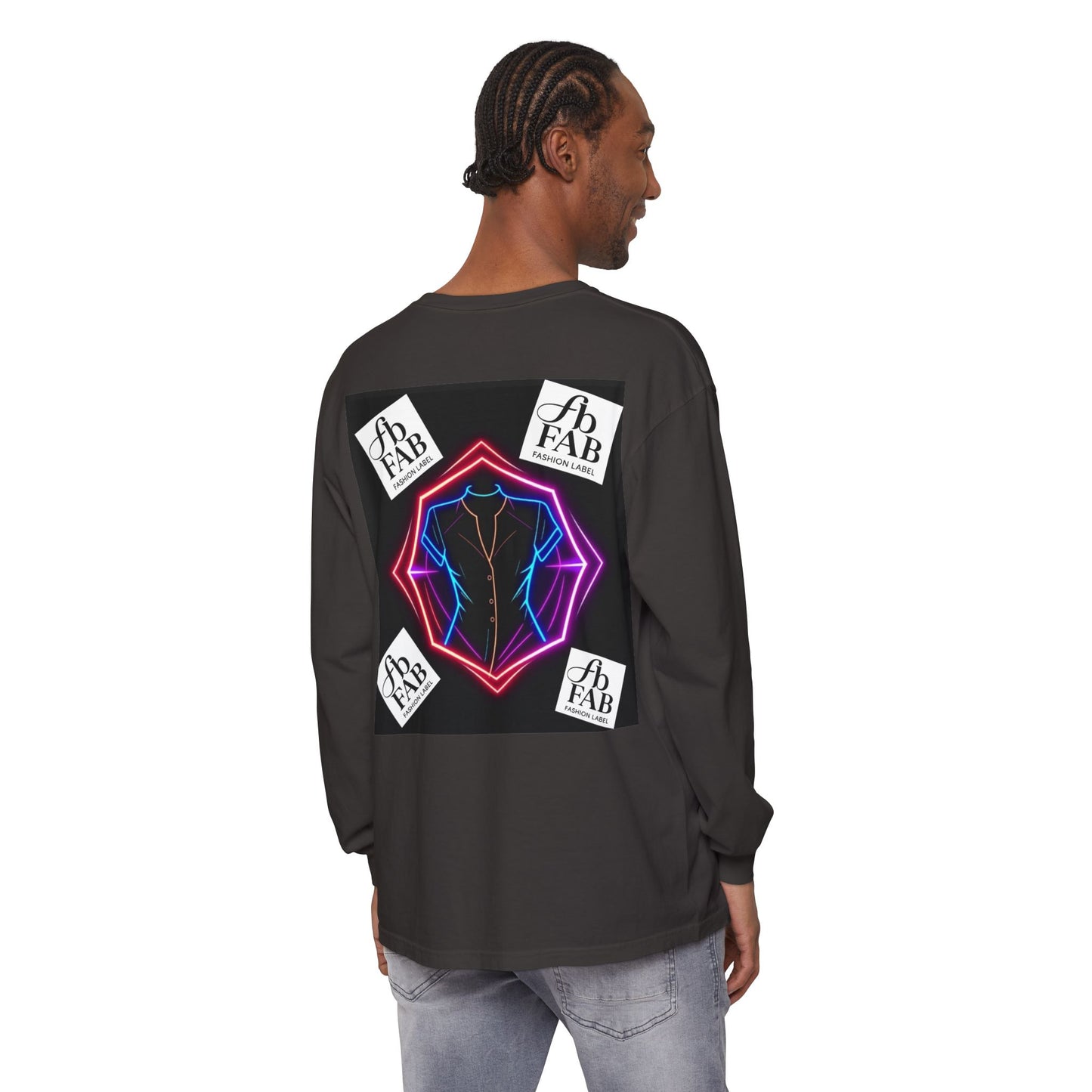 Unisex Garment-dyed Long Sleeve T-Shirt
