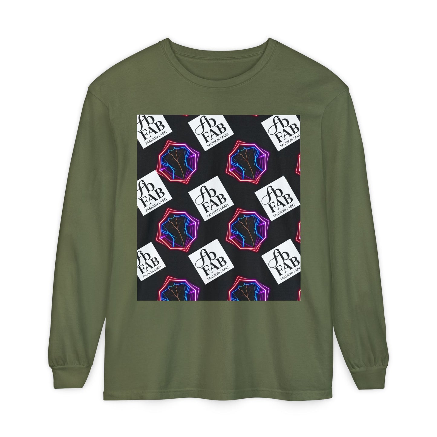 Unisex Garment-dyed Long Sleeve T-Shirt