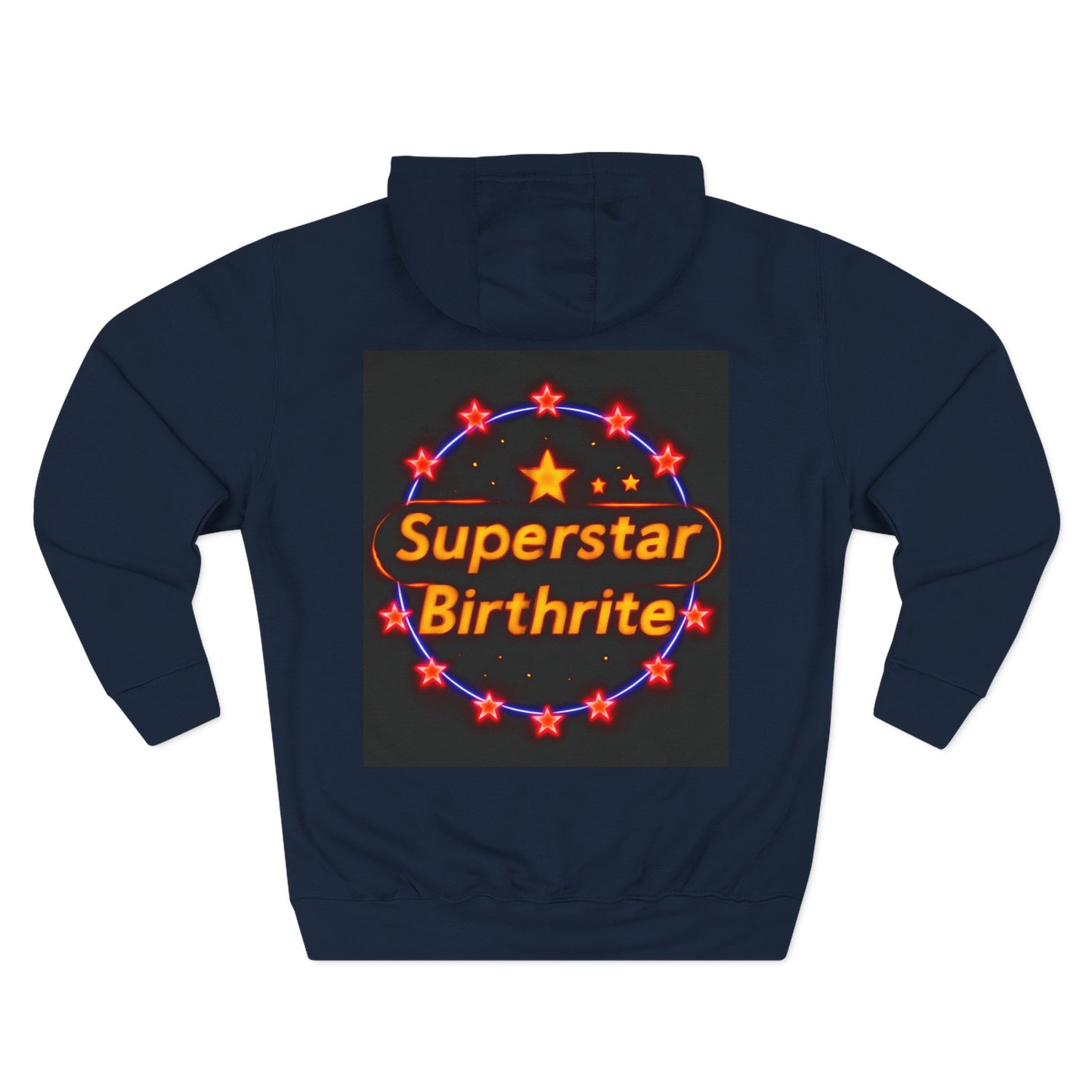 Fleece Hoodie with 11:11 & Superstar Birthrite Design, Cozy Sweatshirt for Spirituality, Affirmations, Astrology Gifts, Unisex Hoodie