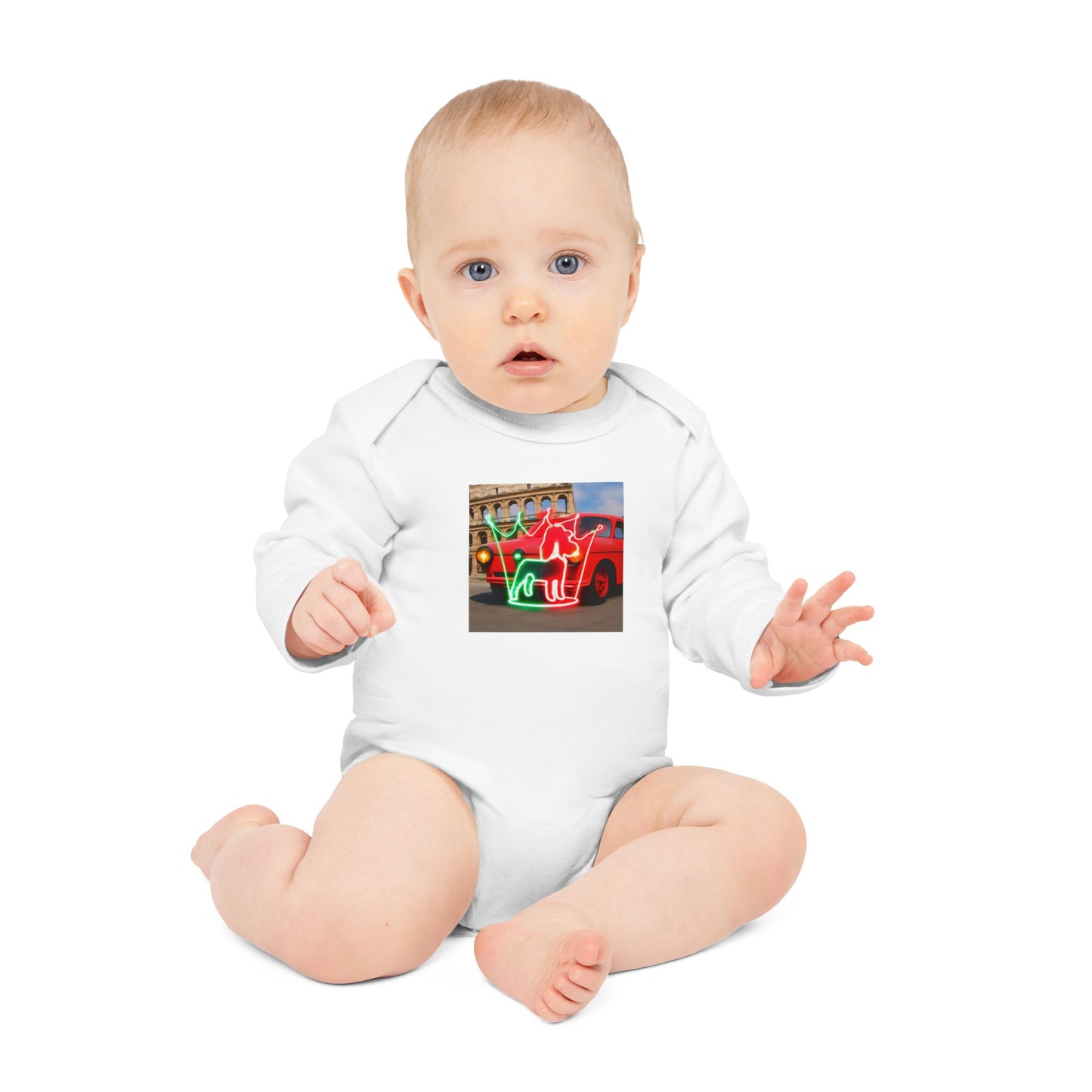 Baby Long-Sleeve Organic Bodysuit