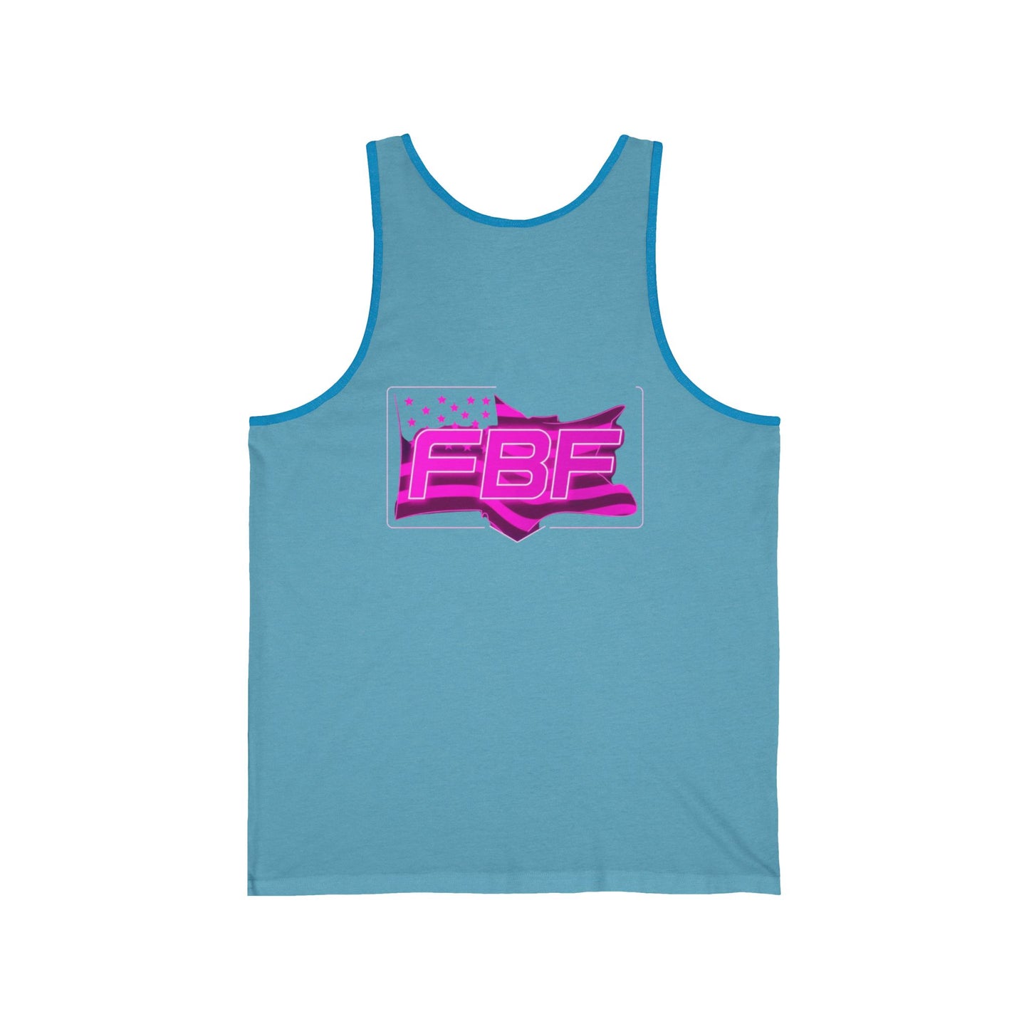 Patriotic Kiss Unisex Jersey Tank, Summer Top, Pride Apparel, Festival Wear, Casual Outfit, Gift for Her