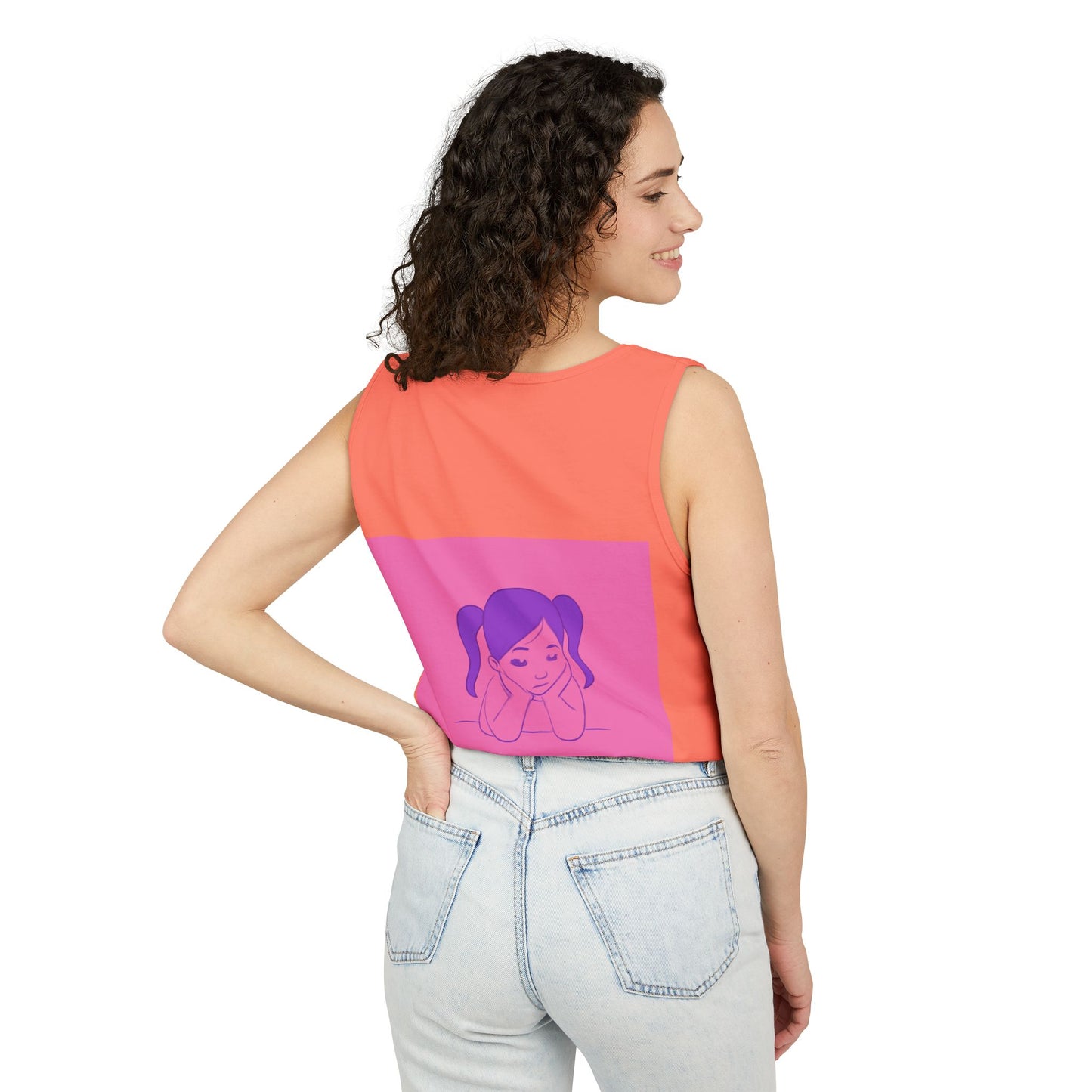 Unisex Graphic Tank Top, Cute Casual Summer Wear, Perfect for Gifts, Self-Love Celebration, Festive & Fun, Daily Comfort