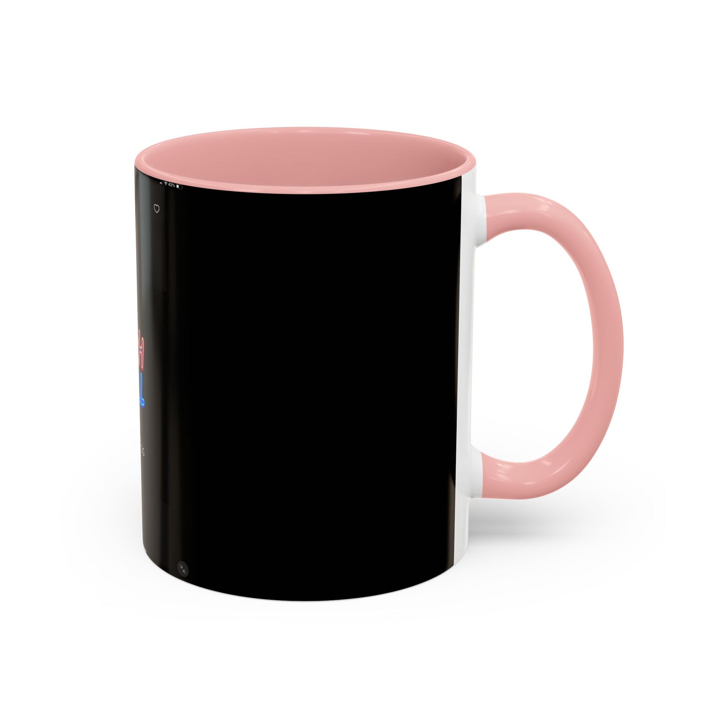 Faith by Fall Accent Coffee Mug - 11/15oz Black Ceramic Cup for Inspirational Gifts