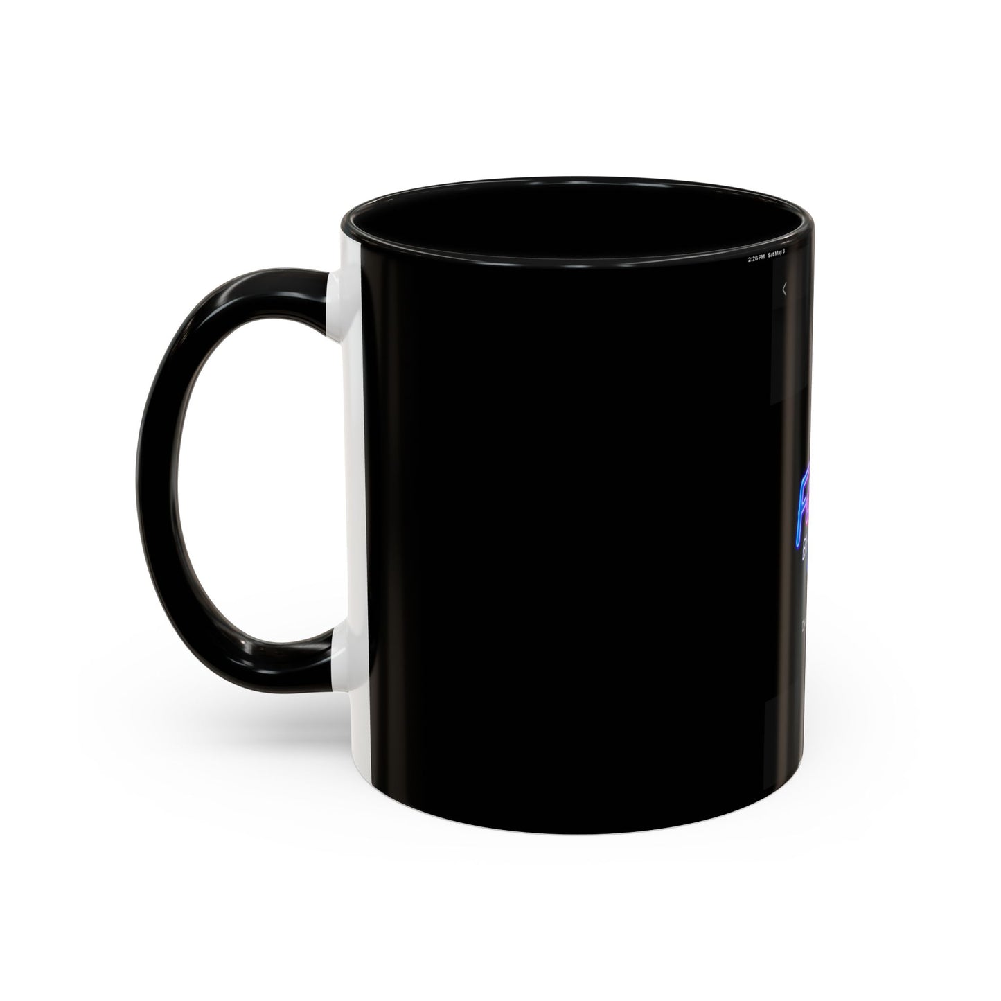 Faith by Fall Accent Coffee Mug - 11/15oz Black Ceramic Cup for Inspirational Gifts