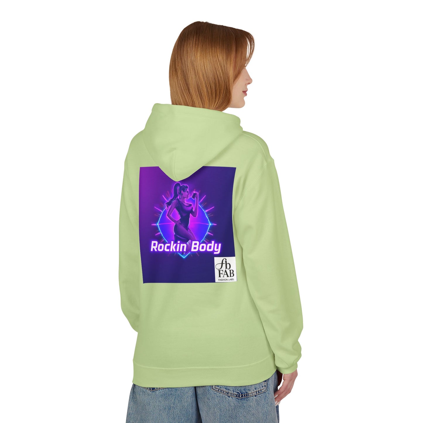 Rock Your Body Fleece Hoodie | Unisex Midweight Hoodie, Cozy Sweatshirt, Unique Gift for Fitness Lovers, Casual Wear, Music Inspired Apparel