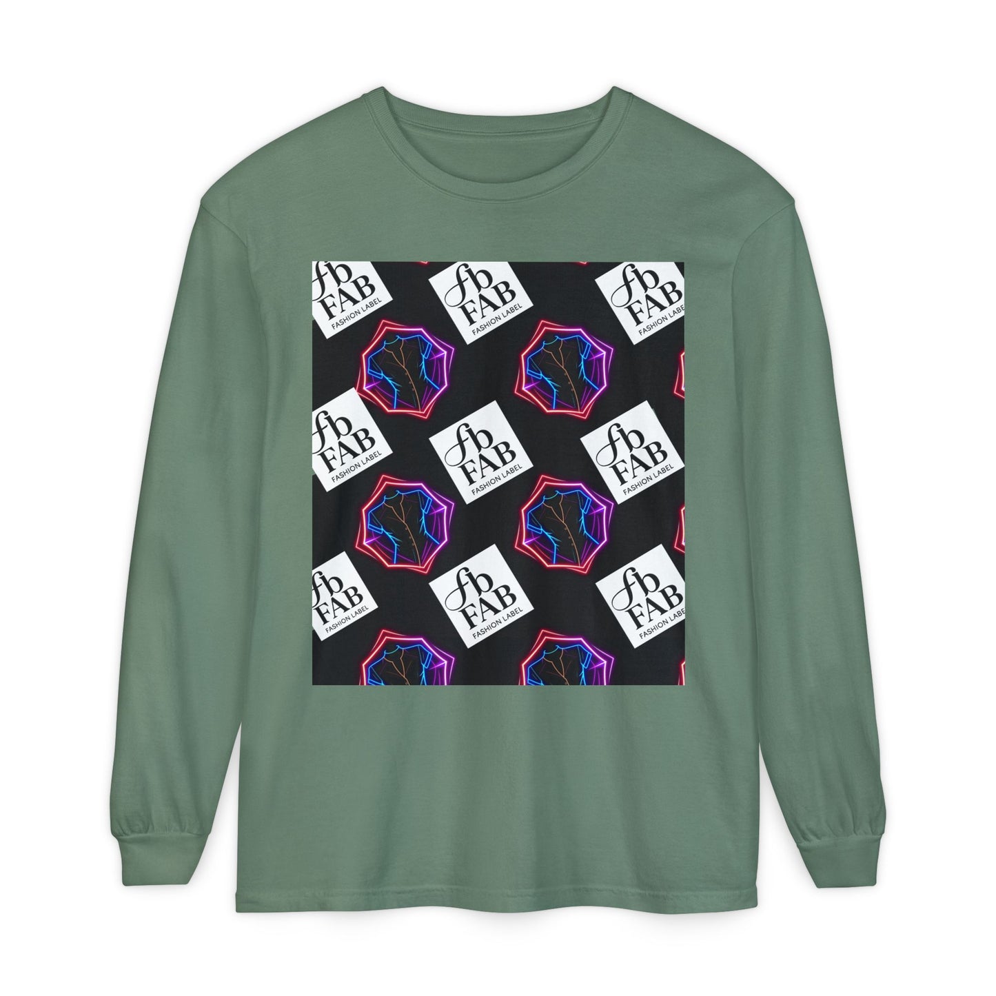 Unisex Garment-dyed Long Sleeve T-Shirt