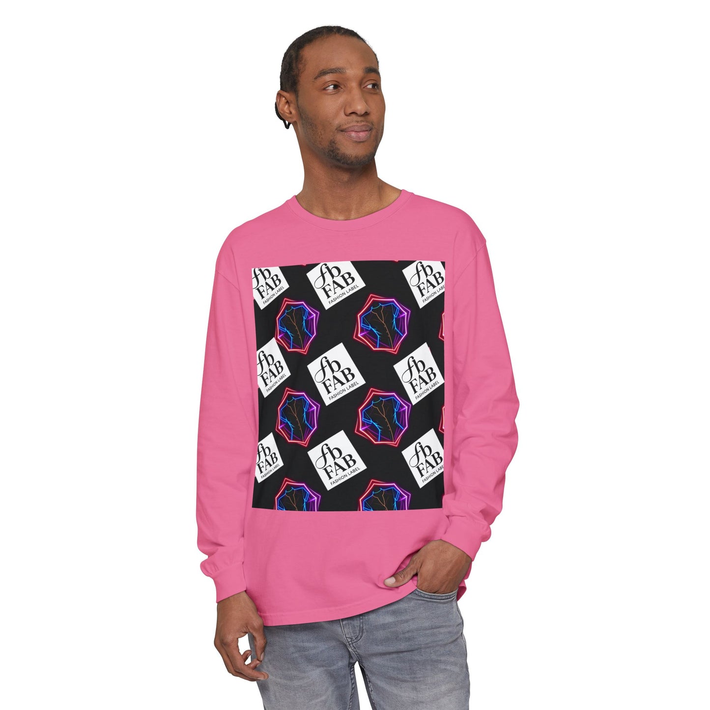 Unisex Garment-dyed Long Sleeve T-Shirt