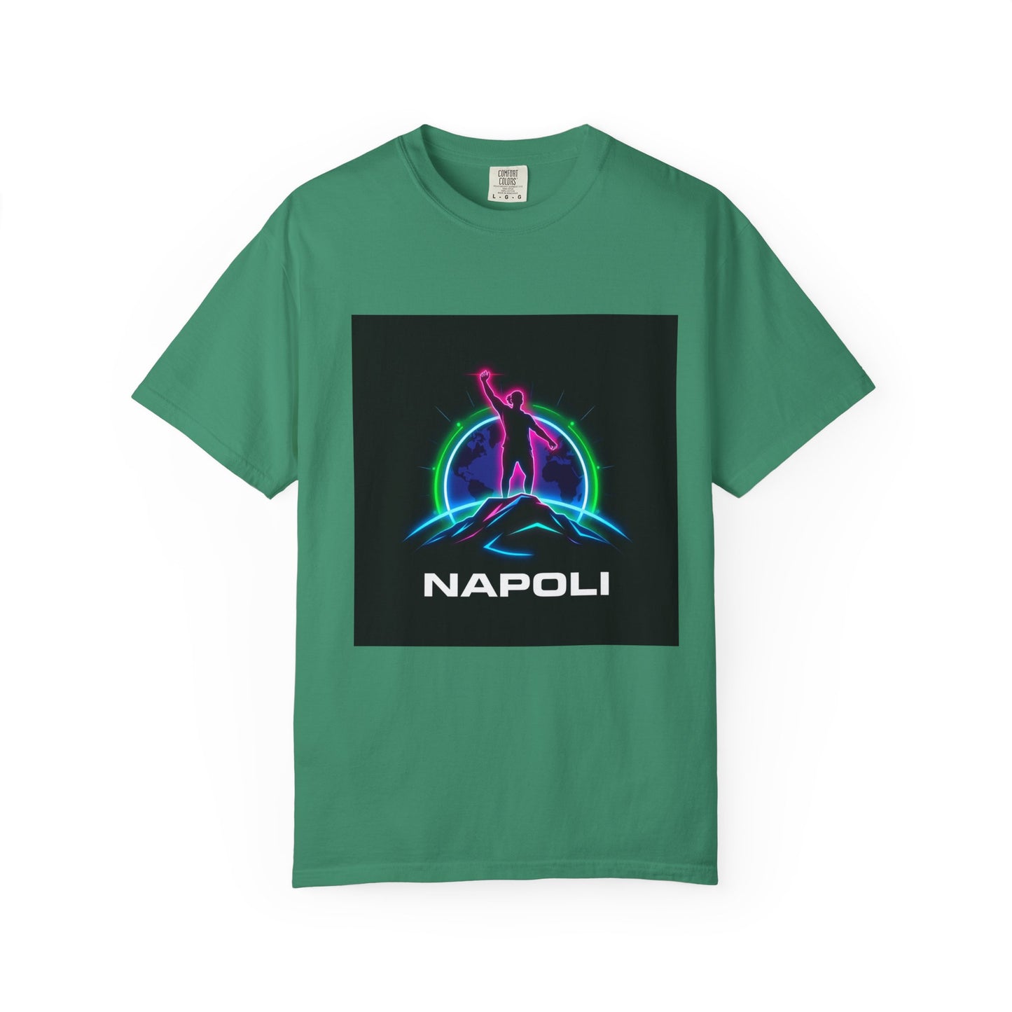 Neon Napoli T-Shirt for Adventurers, Retro Graphic Tee, Perfect for Travelers, Gifts for Him/Her, Cool Streetwear, Casual Outfit